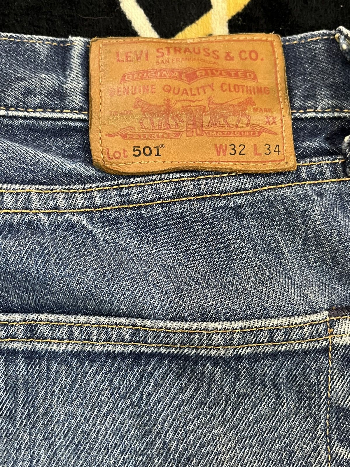 Levi's Vintage Levi’s 501 Big E Selvedge Button 5115 Denim Size US 32 / EU 48 - 14 Thumbnail