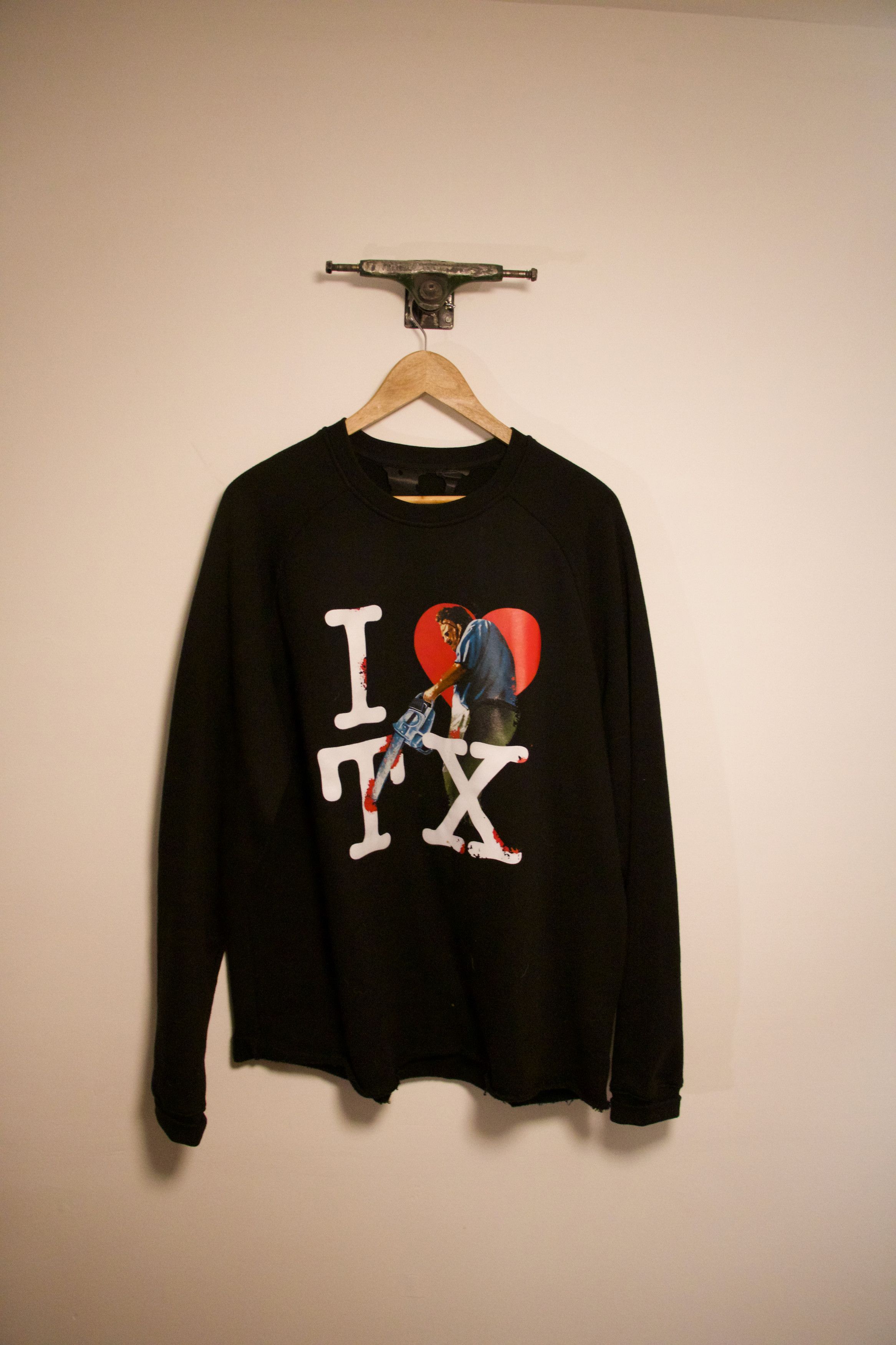 image of Vlone I Love Texas Crew Neck Black, Men's (Size Medium)