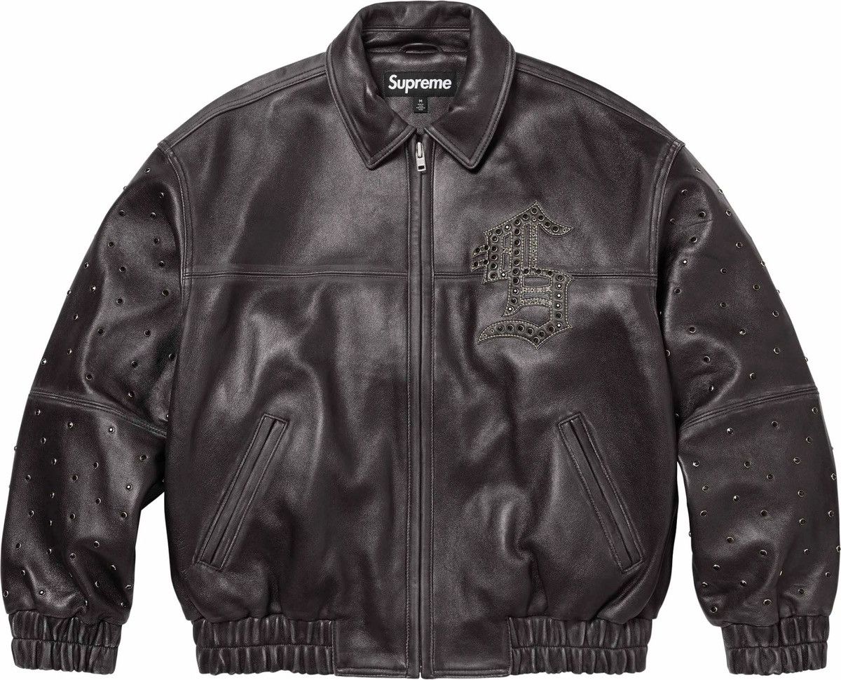 Supreme Supreme Gem Studded Leather Jacket Size US S / EU 44-46 / 1 - 1 Thumbnail