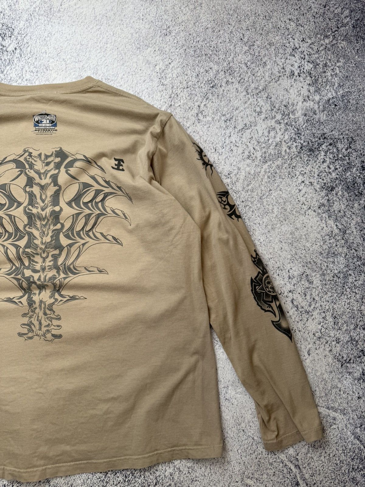 WWE Vintage 2004 Rey Mysterio WWE Skeleton 619 Longsleeve Size US XL / EU 56 / 4 - 20 Thumbnail