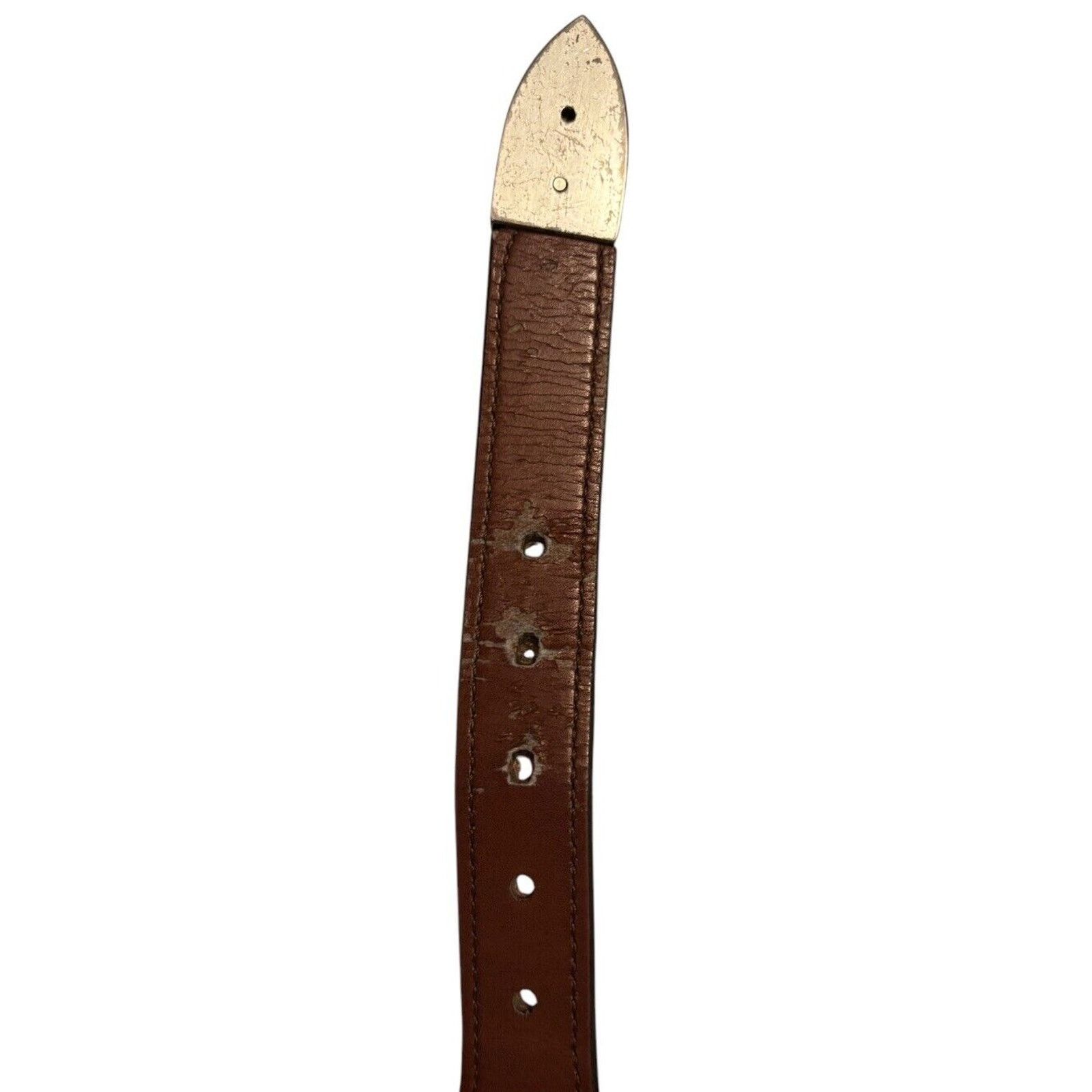 Other Brown Leather Belt 2006 US Open Winged Foot Golf Medallions Size 36 - 5 Thumbnail