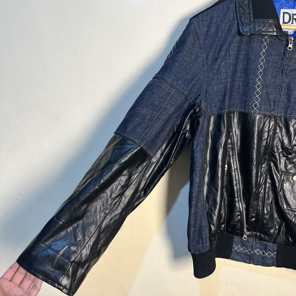 Darren Romanelli DR. ROMANELLI X CLOT X LEVI'S REWORKED LEATHER DENIM JACKET Size US M / EU 48-50 / 2 - 3 Thumbnail