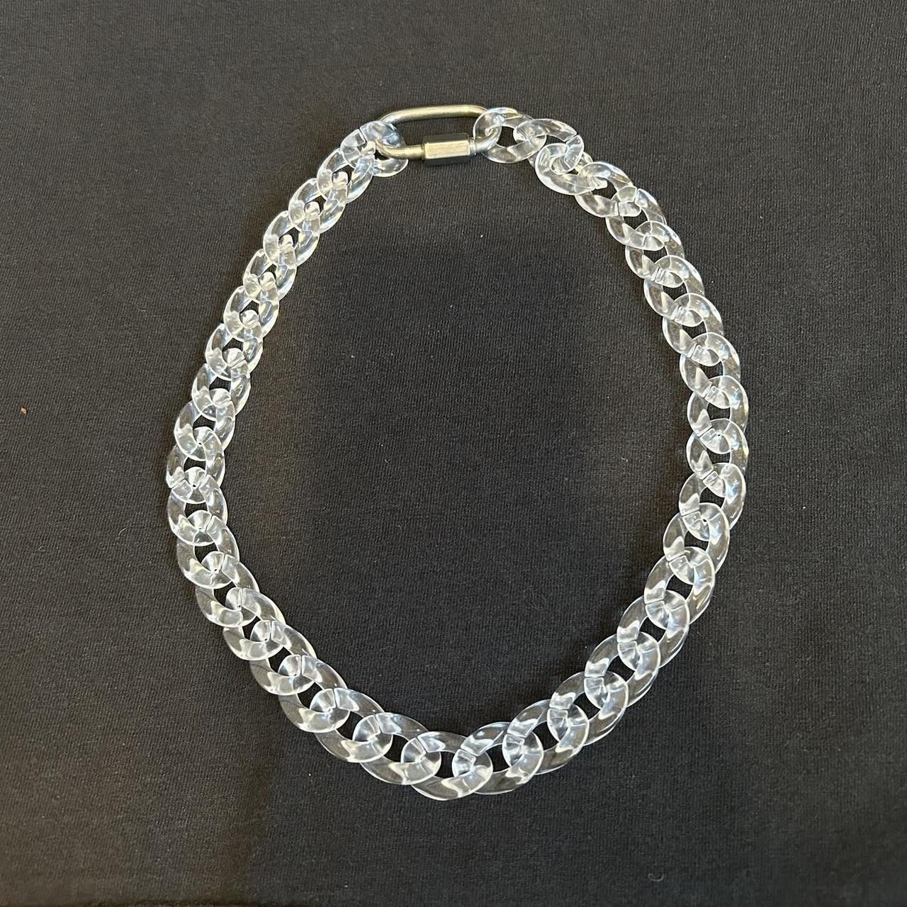 Vintage Y2K 2000s Infinity Link Translucent See-thru Hip Hop Chain Size ONE SIZE - 1 Thumbnail