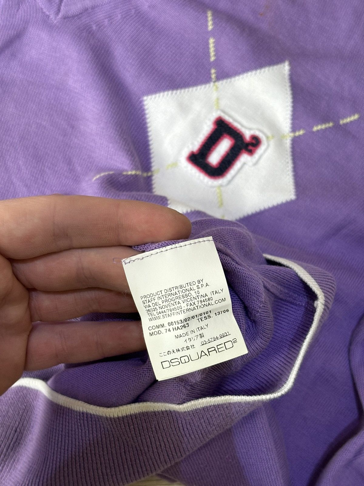 Dsquared2 × Vintage DsQuared2 Luxury Sweater Made In Italy Size US M / EU 48-50 / 2 - 7 Thumbnail