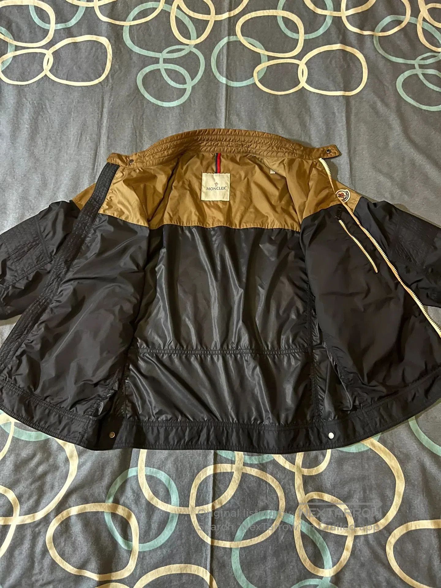 Moncler moncler color-blocked motorcycle zip jacket. Size US L / EU 52-54 / 3 - 5 Thumbnail