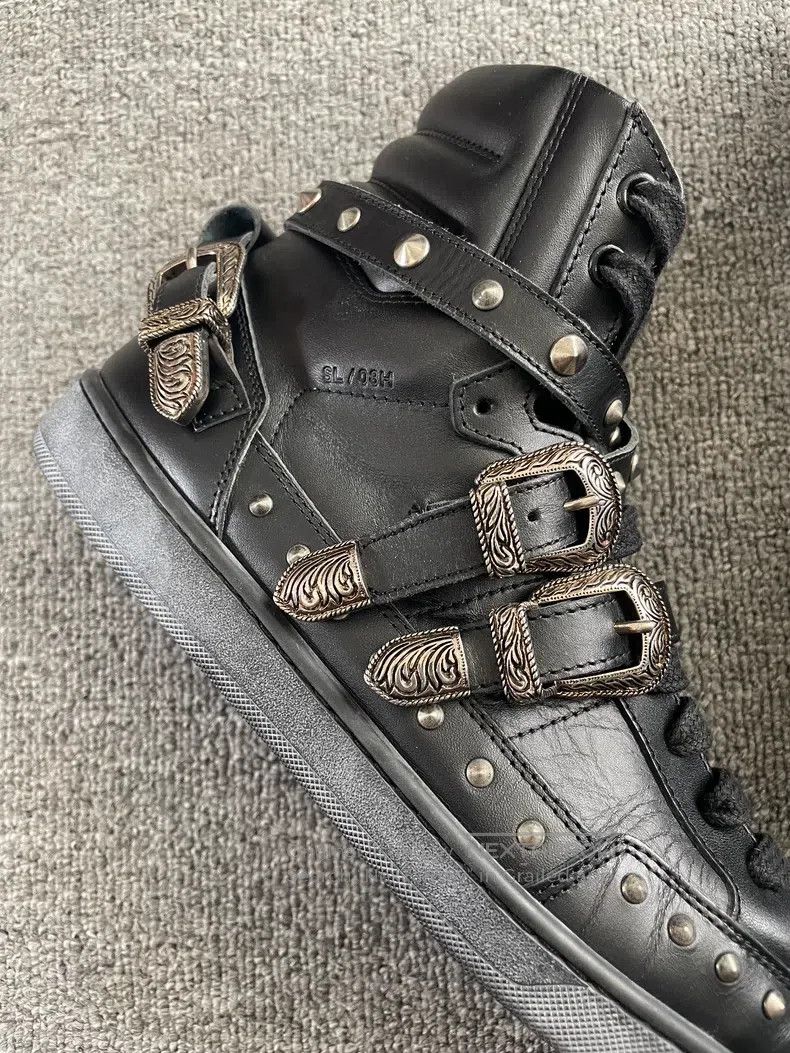 Saint Laurent Paris Saint Laurent Paris Studded Carved Loafers Size US 8 / EU 41 - 4 Thumbnail