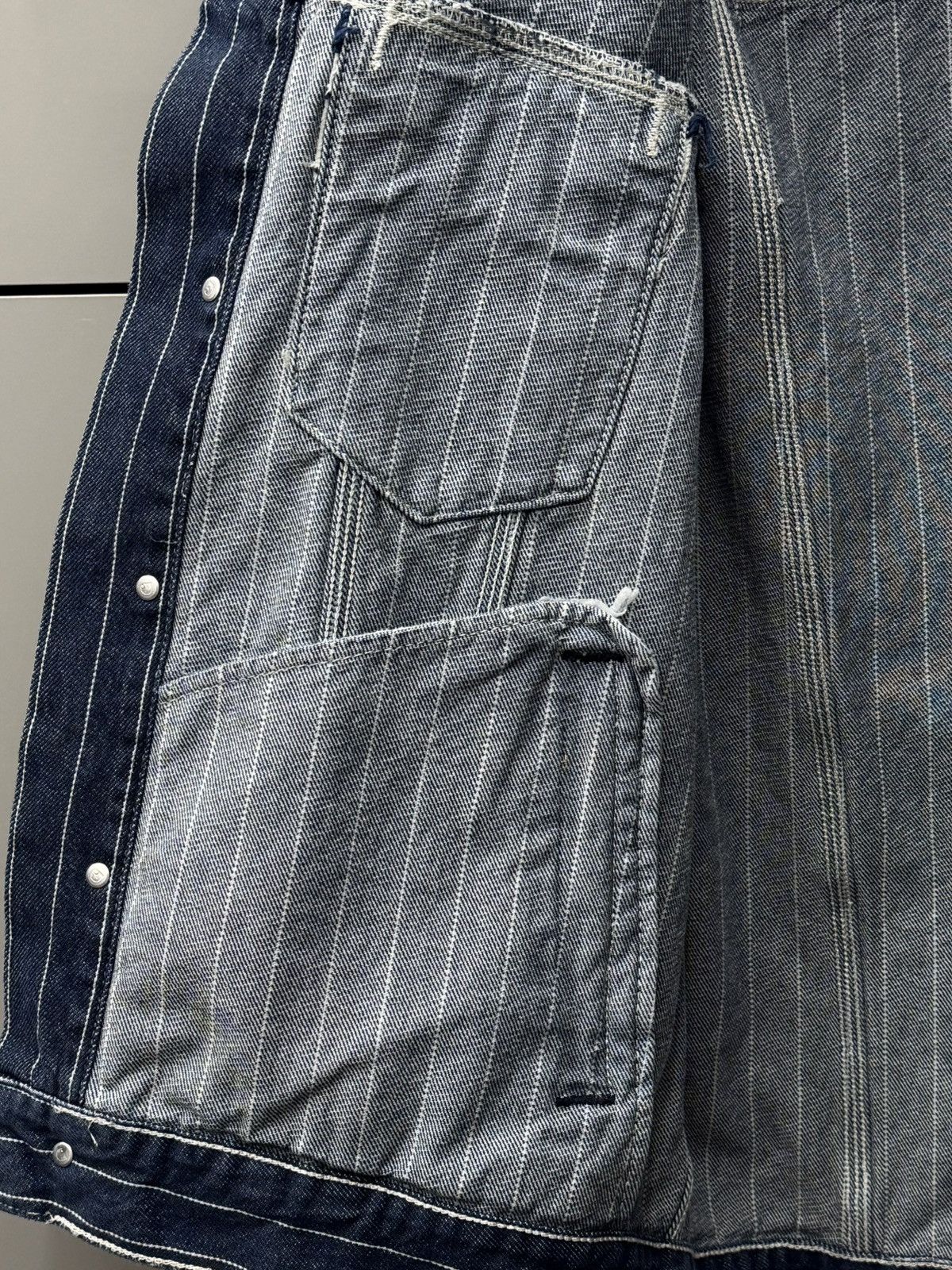 Carhartt Wip CARHARTT WIP Orlean Jacket - Blue/White Orlean Stripe Size US M / EU 48-50 / 2 - 6 Thumbnail