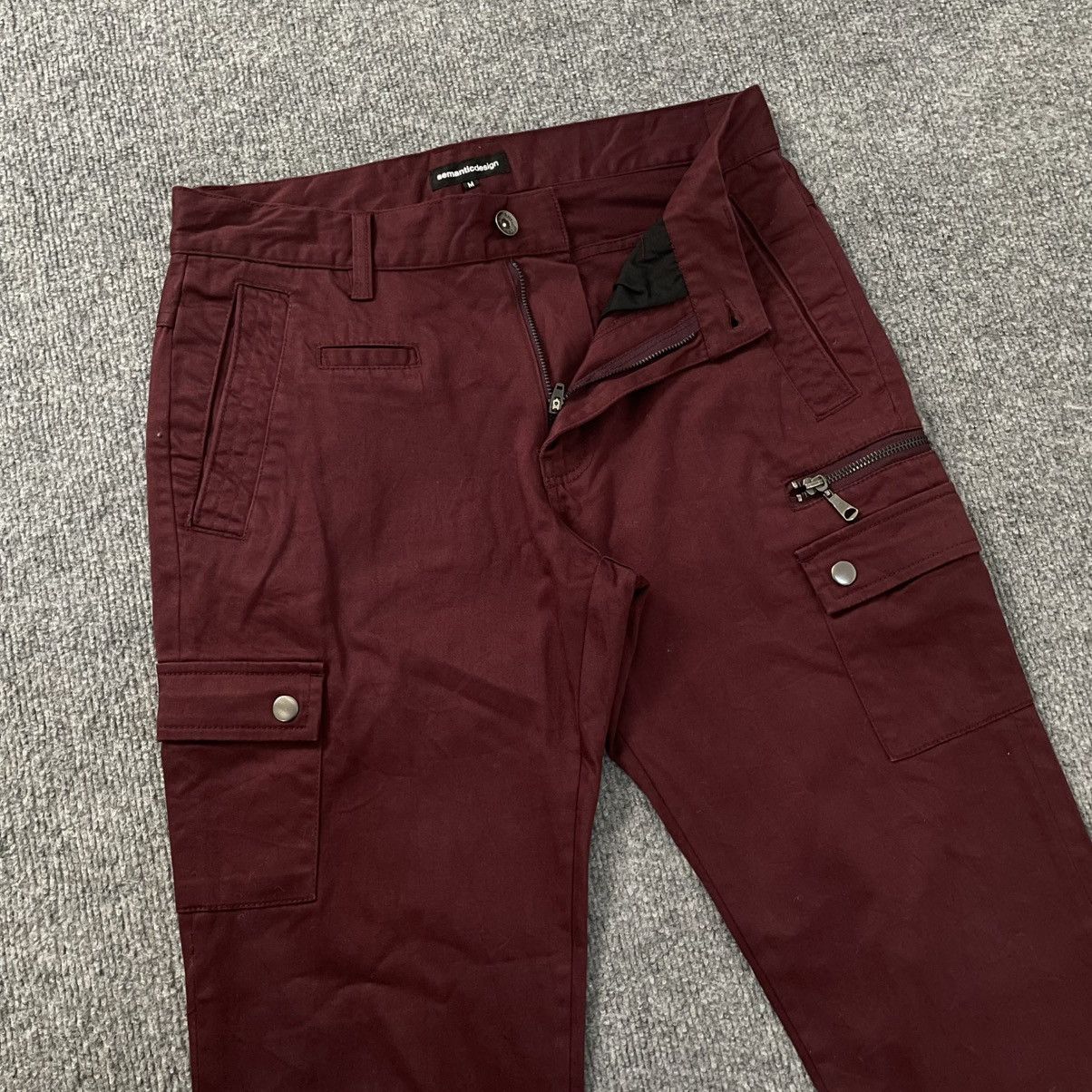 semanticdesign Semantic Design Cargo Pants Multi Pocket Y2K Vkei Punk Style Size US 30 / EU 46 - 5 Thumbnail