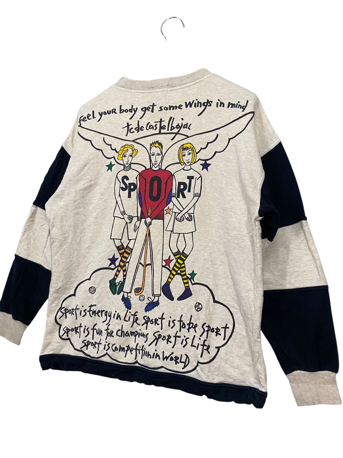 Jean Charles De Castelbajac Vintage castelbajac sweatshirt crewneck backhit Size US L / EU 52-54 / 3 - 3 Thumbnail