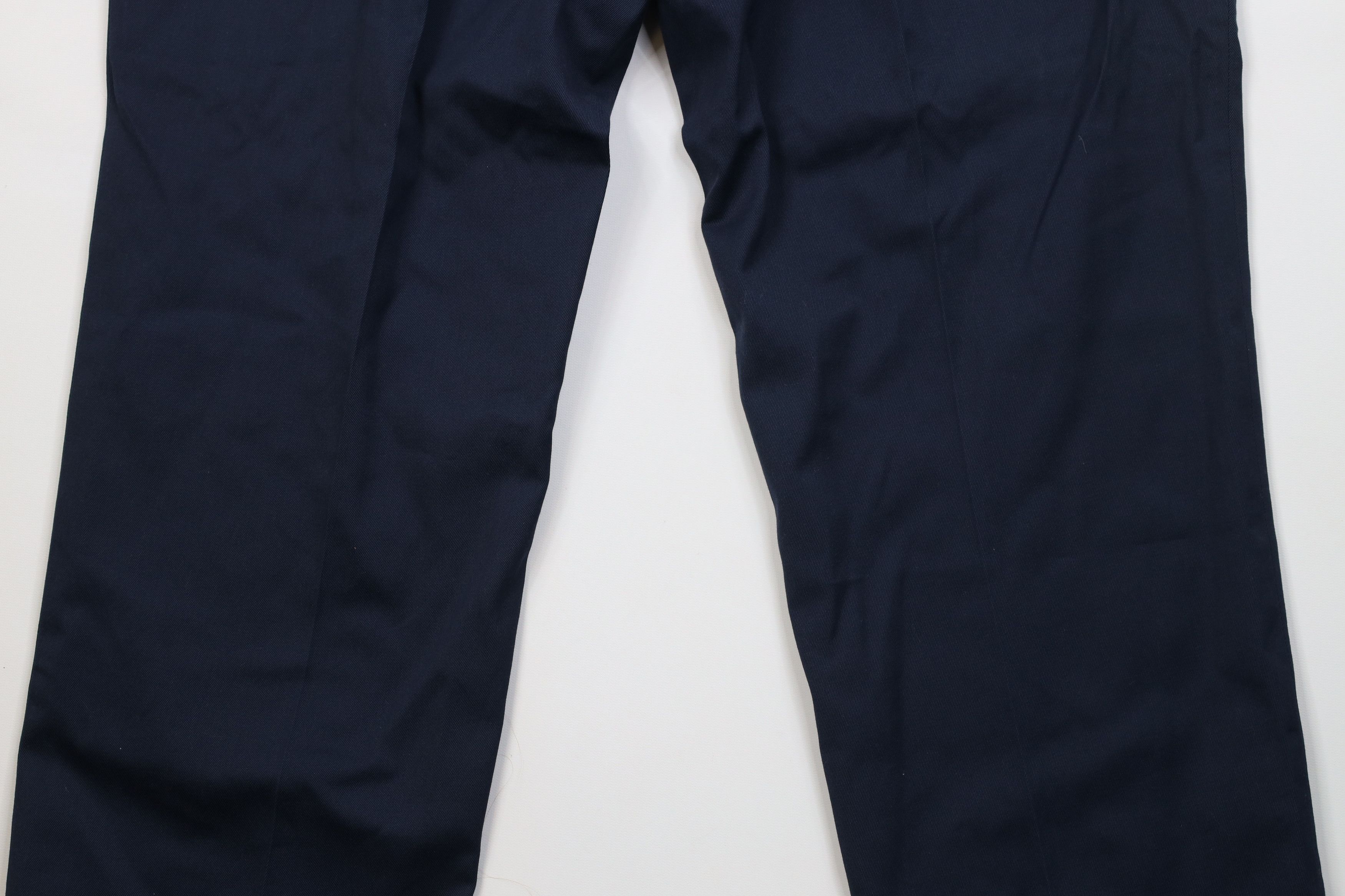 Vintage Vintage 70s Streetwear Wide Leg Chino Pants Blue USA Size US 44 / EU 60 - 11 Thumbnail