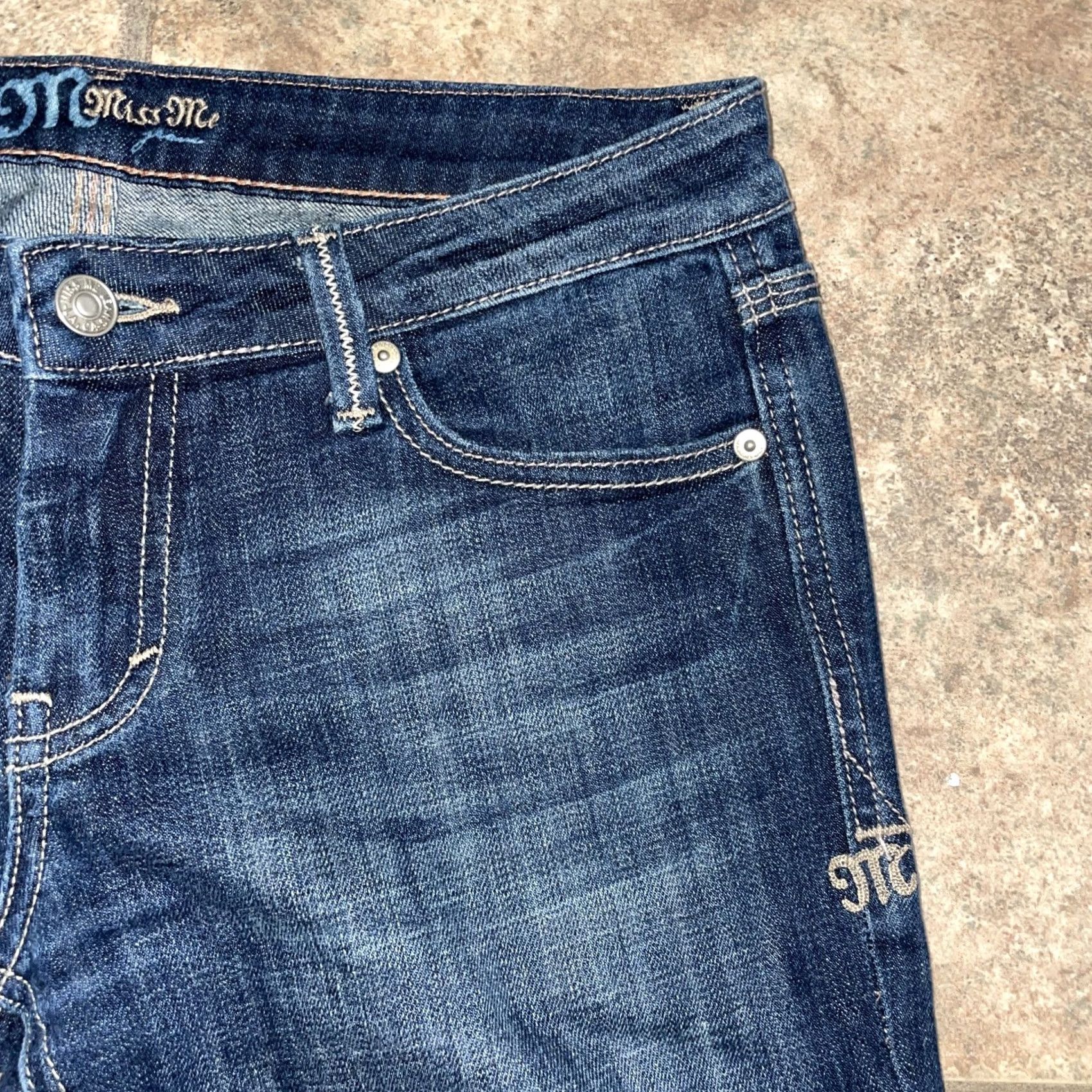 Miss Me Miss Me Jeans Women's Blue Bootcut 29x31 Size 29 Regular Boots? Size 29" - 3 Thumbnail