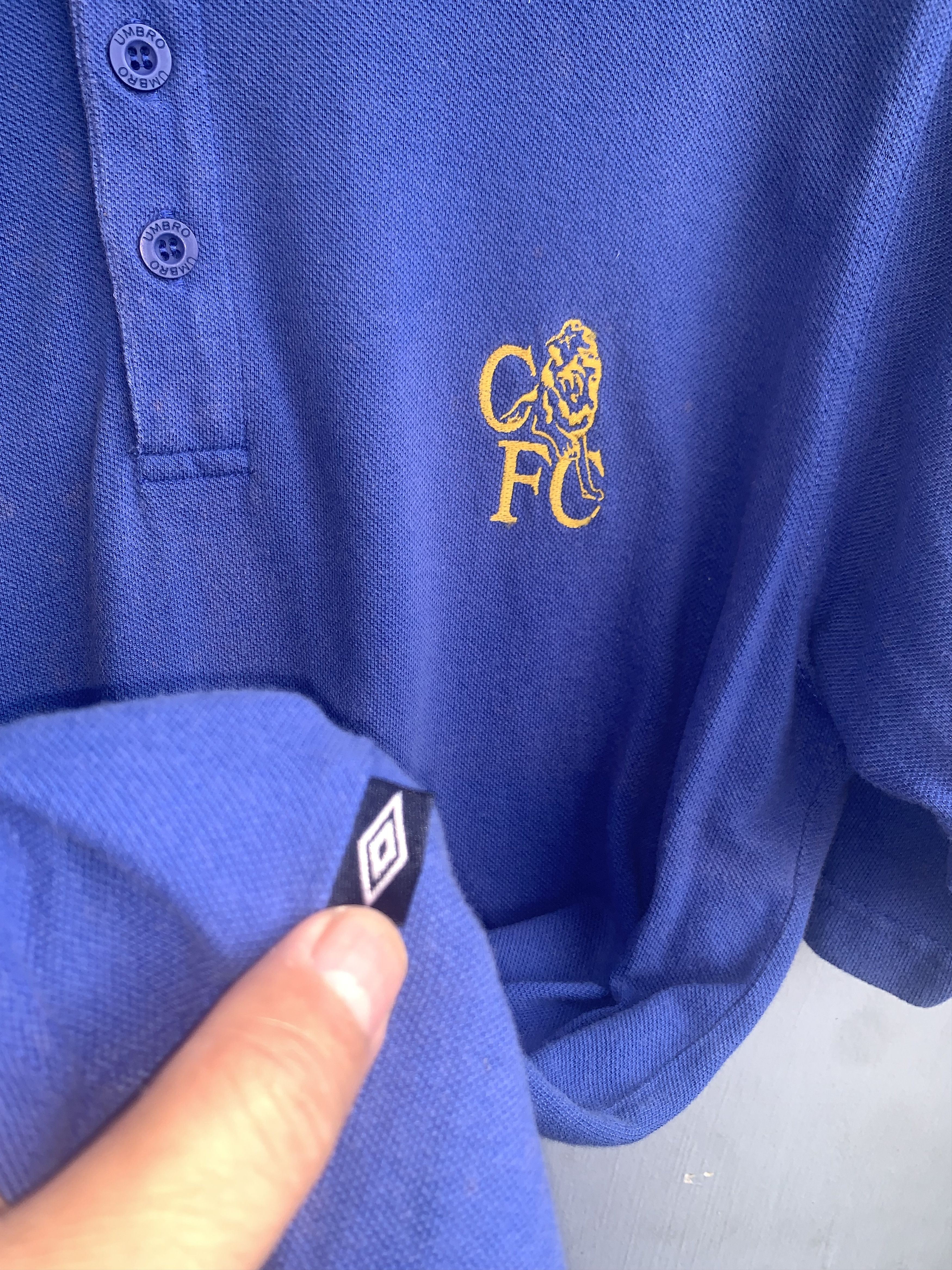 Chelsea Soccer Chelsea FC Umbro Polo Shirt Size US M / EU 48-50 / 2 - 8 Thumbnail