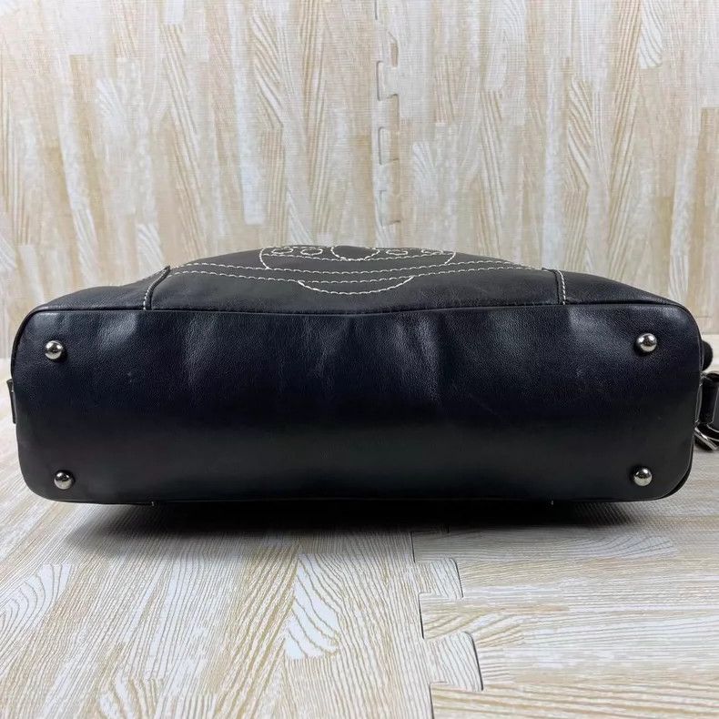 Vivienne Westwood Vivienne Westwood Black stitched Saturn mailbag Size ONE SIZE - 6 Thumbnail