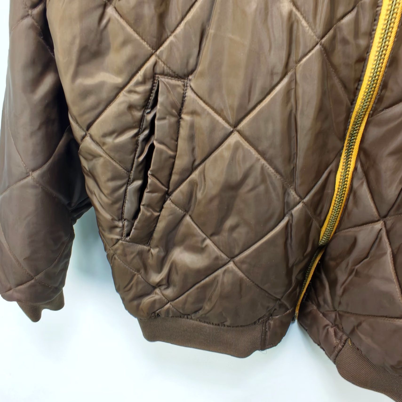 Southpole VINTAGE SouthPole Puffer Jacket 2XL Men Brown Nylon Zip 90s Winter Casual Down Size US S / EU 44-46 / 1 - 3 Thumbnail