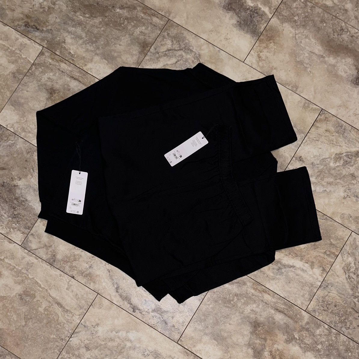 Alo Alo Yoga Accolade 1/4 Zip & Sweatpants Set Black Size Small Size S / US 4 / IT 40 - 2 Thumbnail