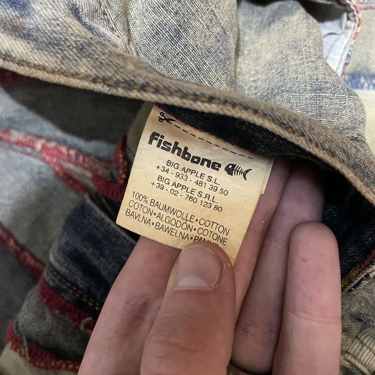 If Six Was Nine × Tornado Mart × Vintage Vintage fishbone boot cut flared jeans Size US 32 / EU 48 - 4 Thumbnail
