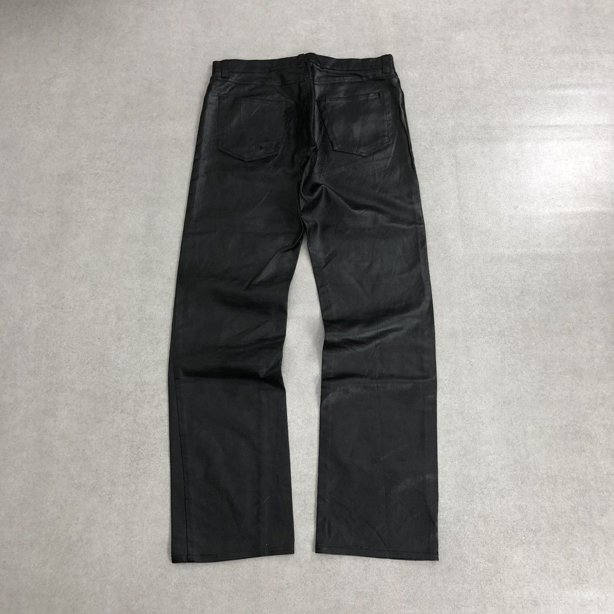 If Six Was Nine 🇯🇵 2000s Nationality + Name Grosbec Waxed Coated Jeans Pants Size US 30 / EU 46 - 15 Thumbnail