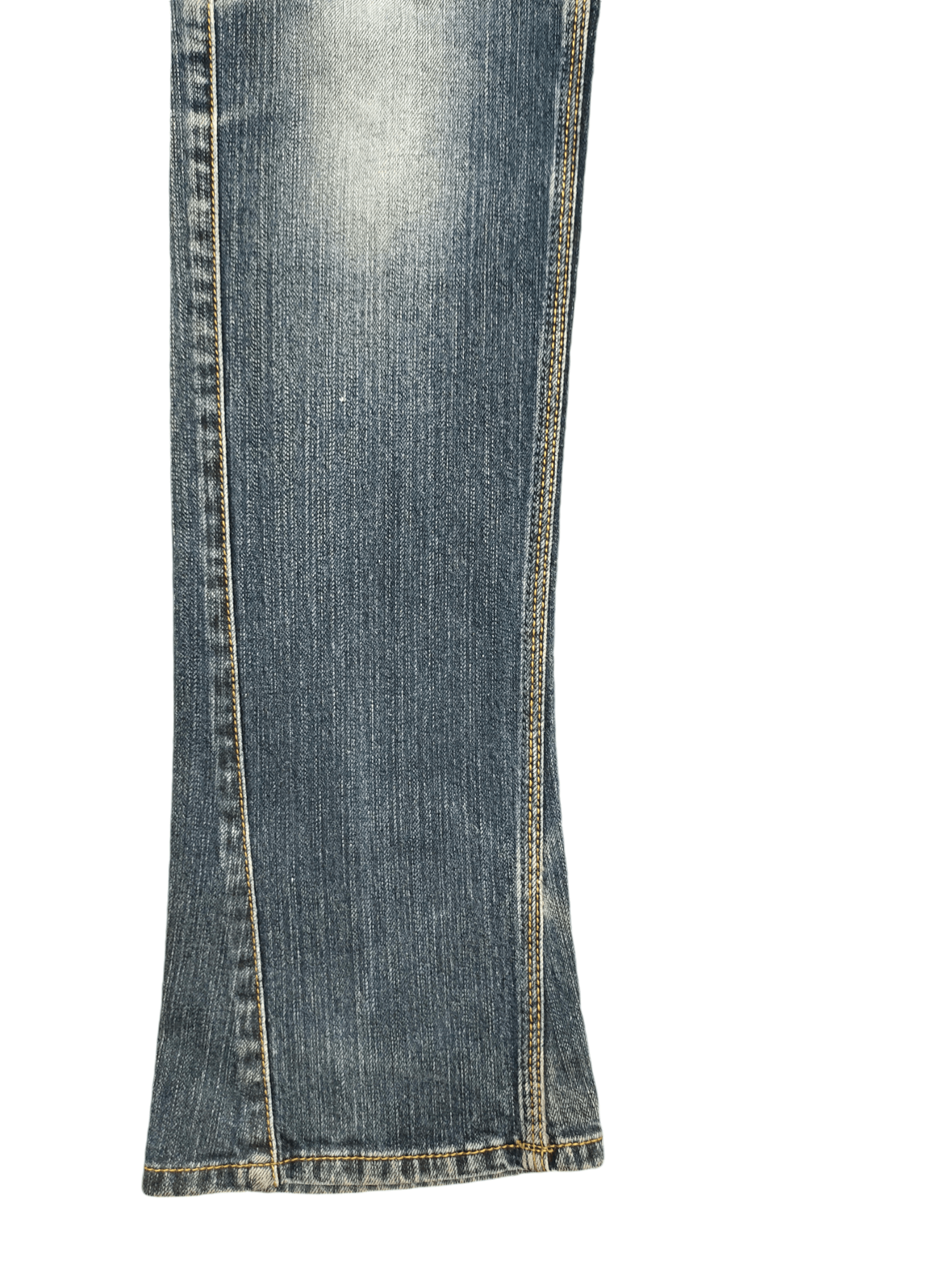 If Six Was Nine Flare Slim Jeans Nicole Club Clawmark Distress Faded Bootcut Size US 30 / EU 46 - 10 Thumbnail