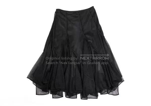 Junya Watanabe Junya Watanabe size XS Black Retro Design Skirt Size 23" - 3 Thumbnail