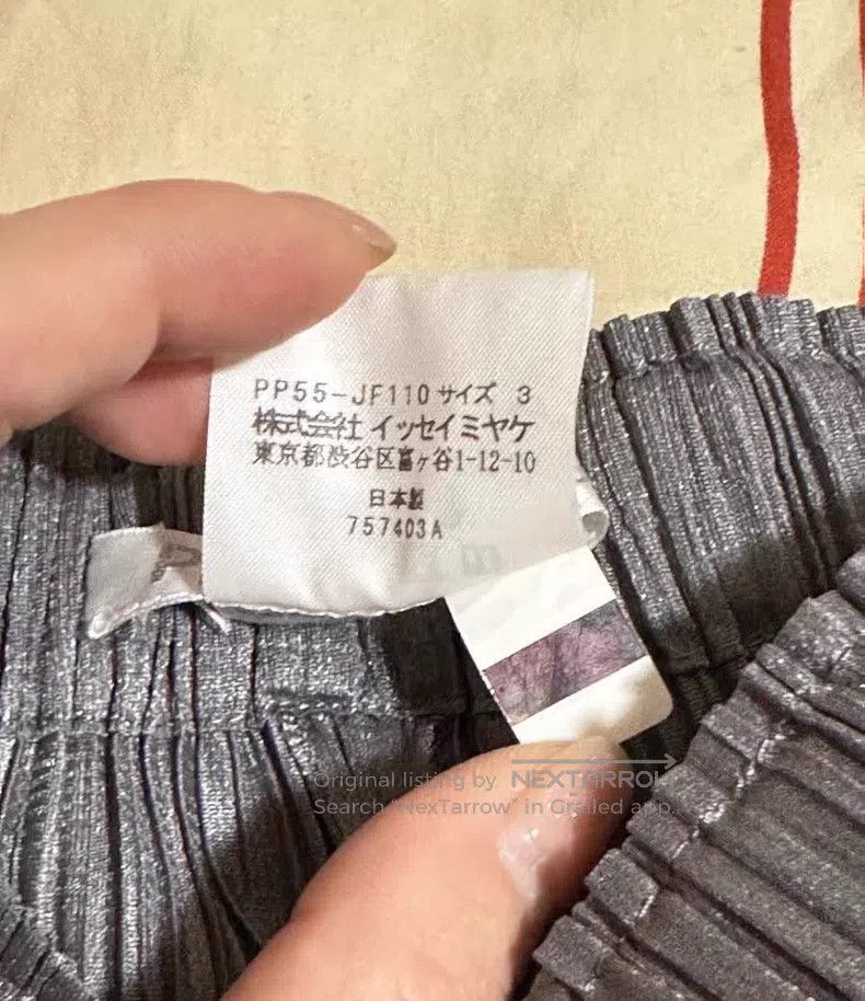 Issey Miyake Issey Miyake size:3 Classic Ruched Cropped Pants Size 31" - 3 Thumbnail
