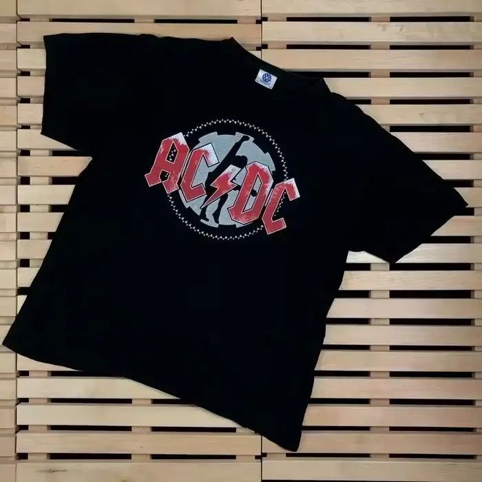 AC/DC × Band Tees × Vintage Mens T Shirt AC/DC Vintage Big Logo ACDC Size XL Size US XL / EU 56 / 4 - 1 Thumbnail