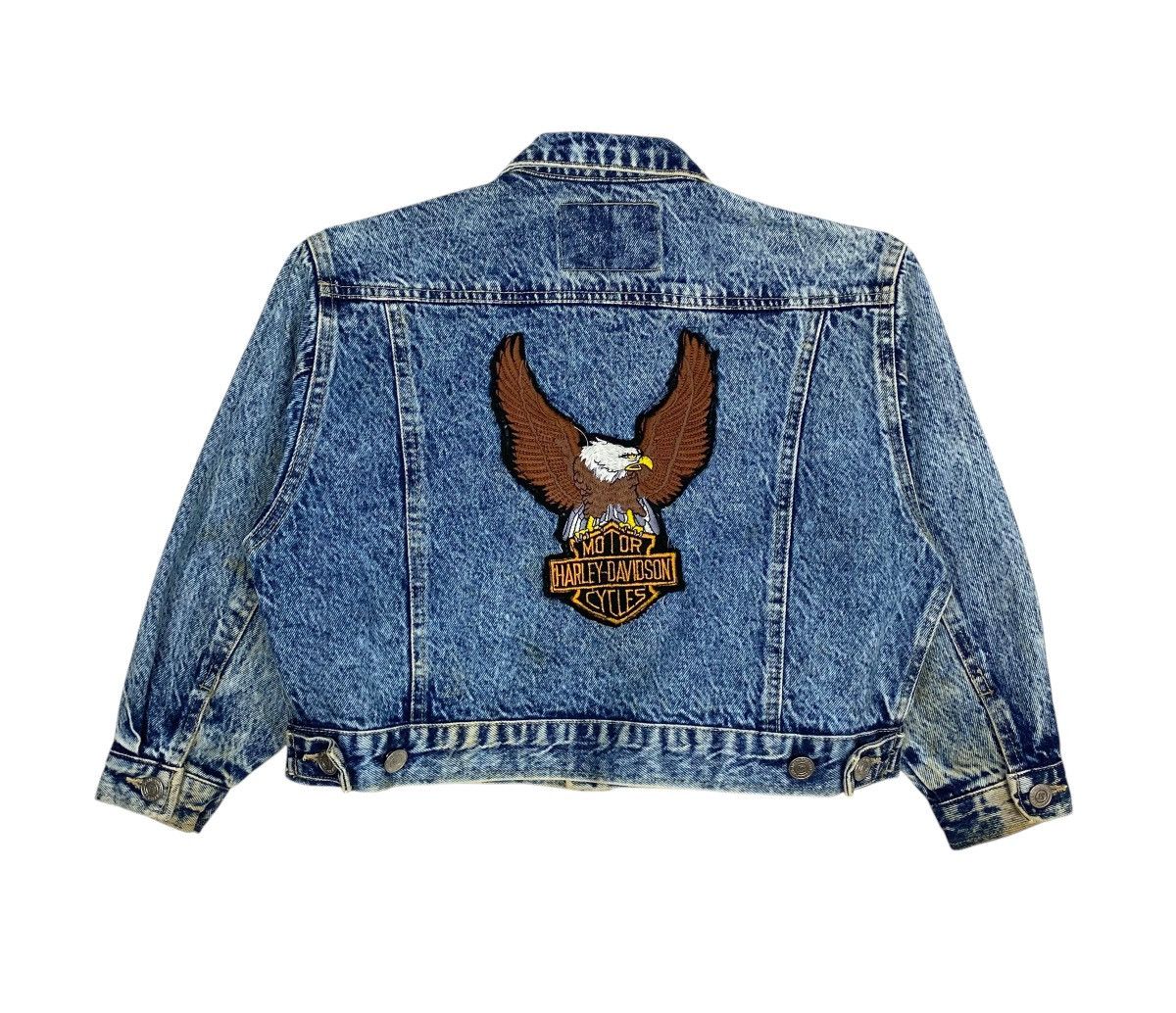 Big John Big John Trucker Denim Jacket for Kids Harley Davidson Logo Size US S / EU 44-46 / 1 - 1 Thumbnail