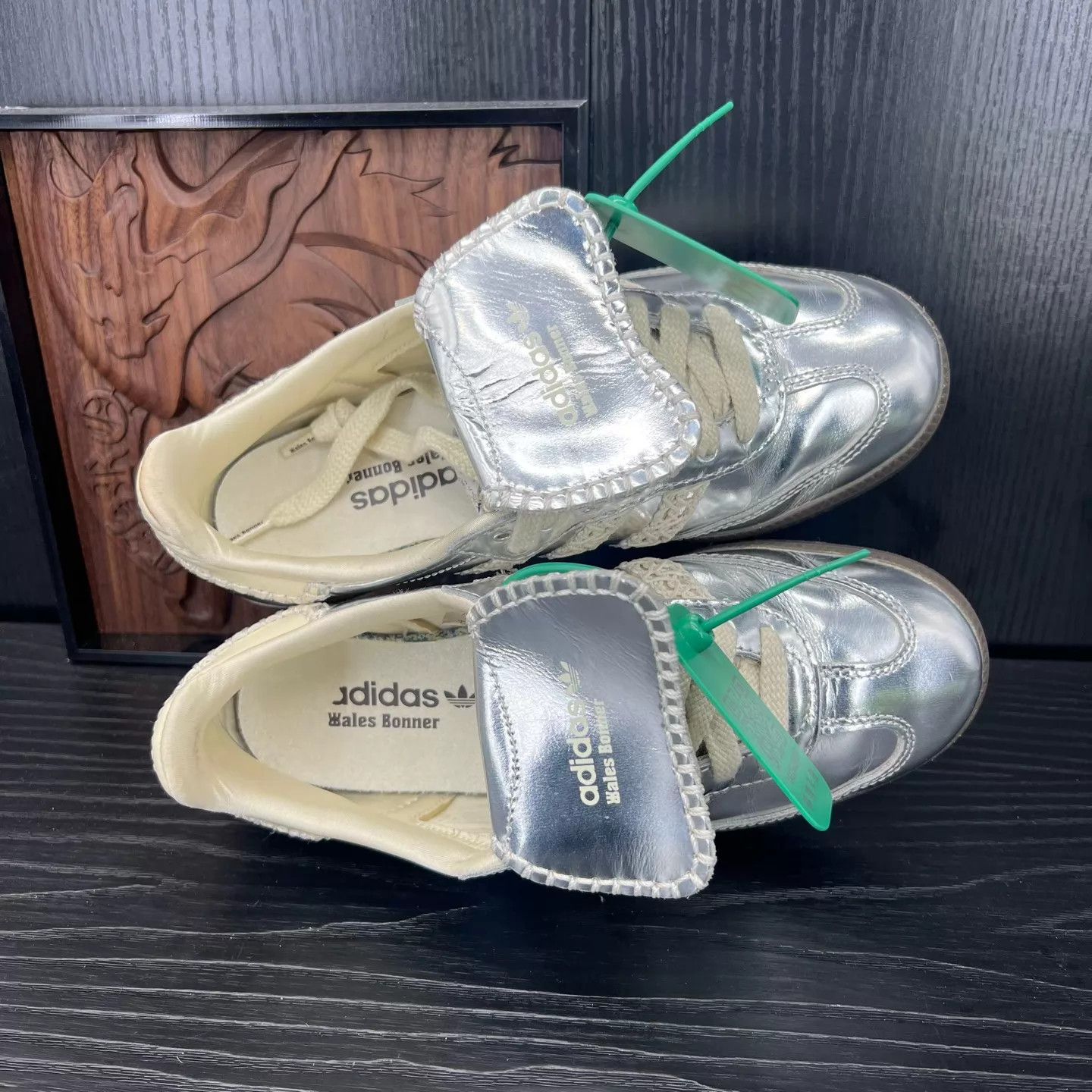 Wales Bonner Wales Bonner x Adidas Samba Liquid Silver 36.5 Size US 6 / IT 36 - 7 Thumbnail