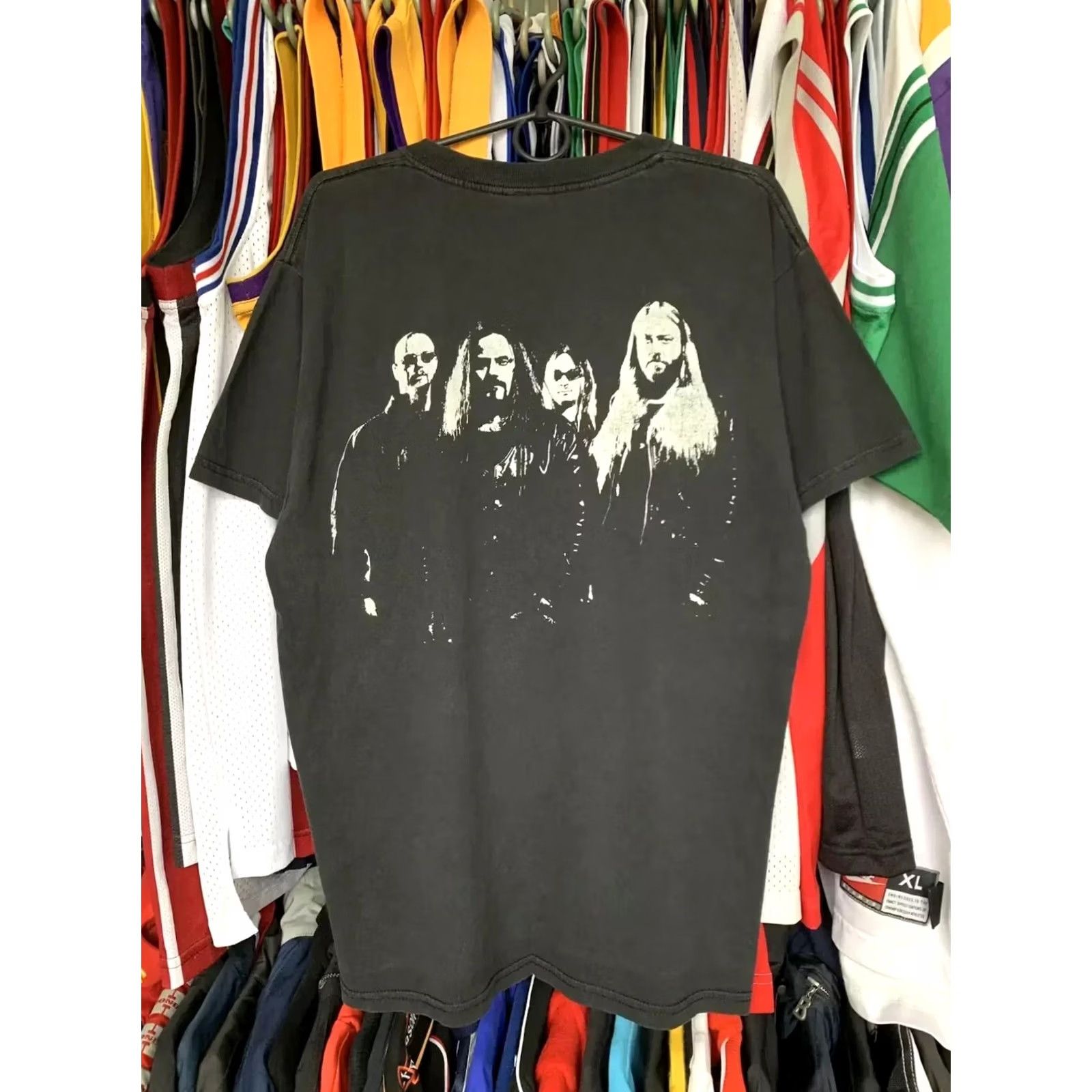 Vintage VINTAGE Deicide Scars of the Crucifix ROCK BAND T SHIRT T-SHIRT Shirt Mens L Black 2004 Size US L / EU 52-54 / 3 - 2 Thumbnail