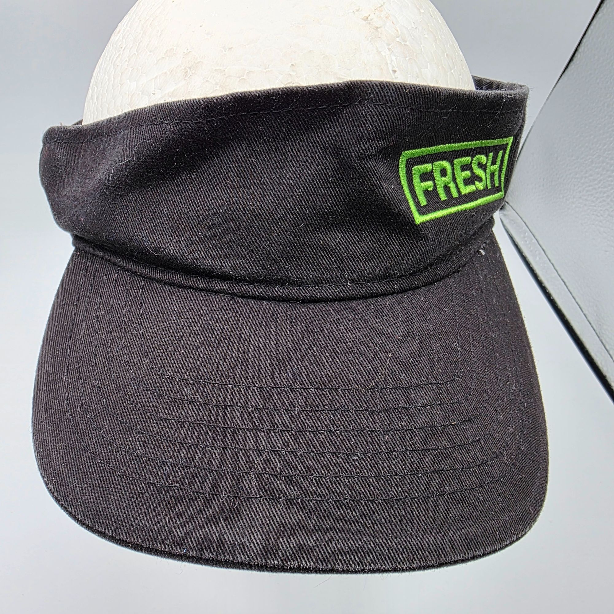 Other Subway Fresh Adults Black Green Visor Work Wear Adjustable L Size ONE SIZE - 5 Thumbnail