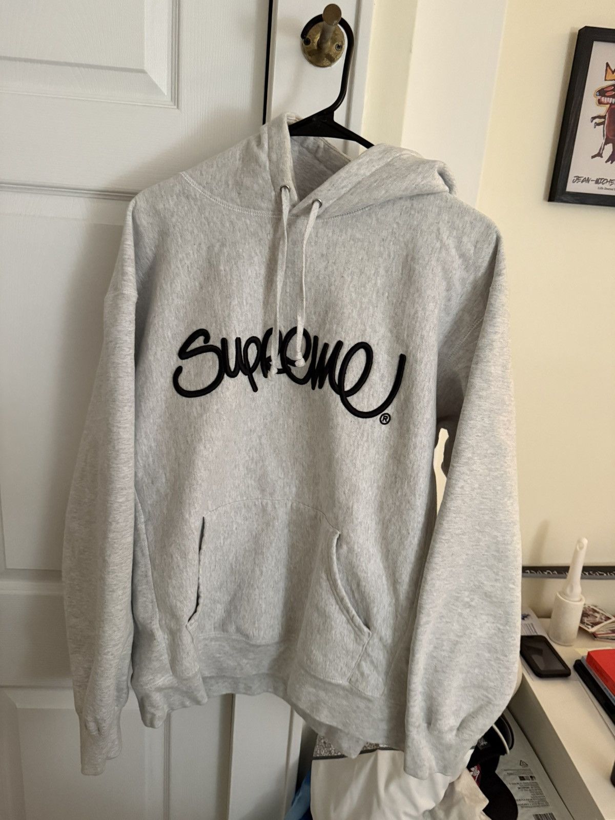 Supreme Supreme Script hoodie Size US L / EU 52-54 / 3 - 1 Thumbnail