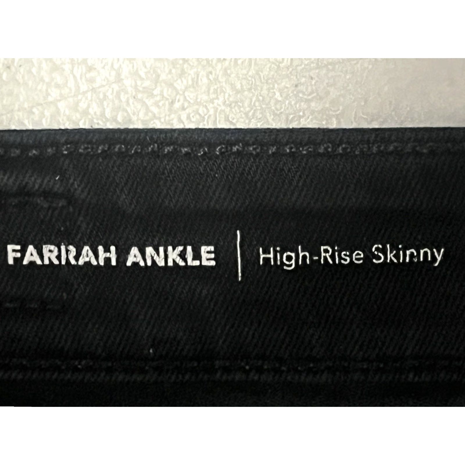 Vintage Adriano Goldschmied The Farrah Skinny Ankle High Rise Size 26 Black Women Jeans 26 Skinny Black AG Farrah Womens Size ONE SIZE - 7 Thumbnail