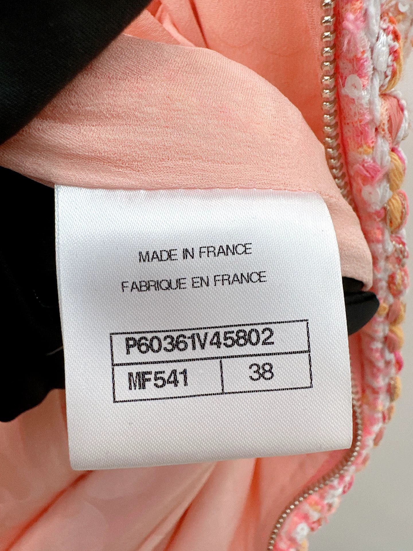 Chanel CHANEL Pink Sequined Dress 38 New Size S / US 4 / IT 40 - 4 Thumbnail