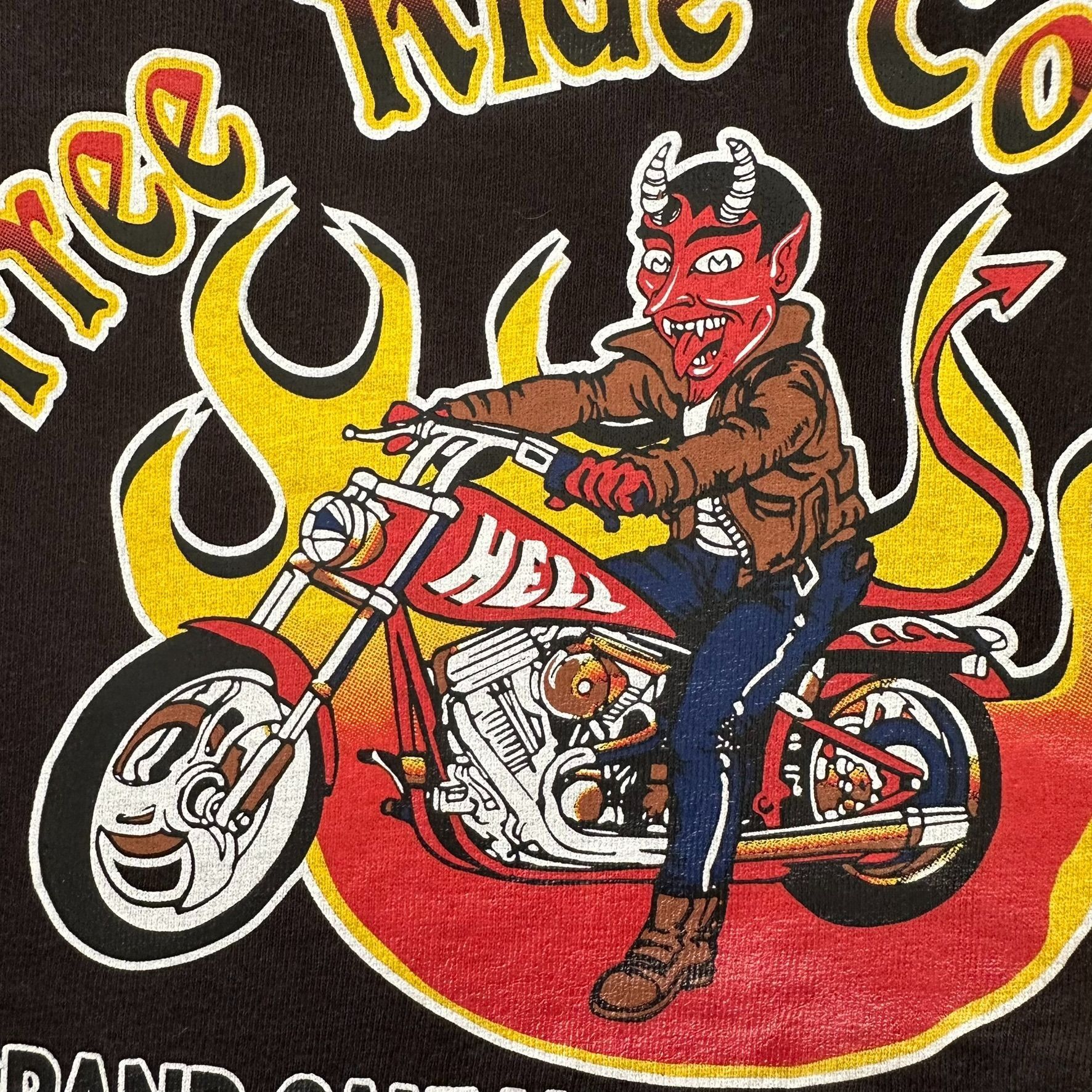 Delta Vintage Biker Devil Choppers T-Shirt Hell Grand Cayman Tee Size US XL / EU 56 / 4 - 3 Thumbnail