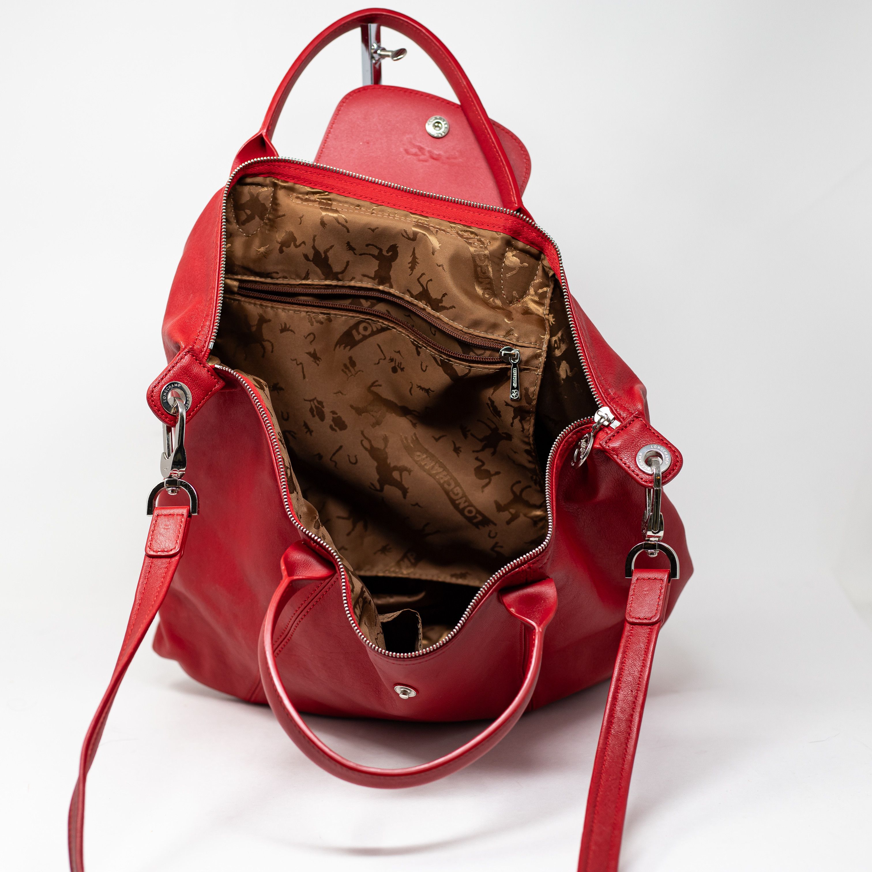 Longchamp Longchamp Le Pliage Cuir Medium Genuine Size ONE SIZE - 6 Thumbnail
