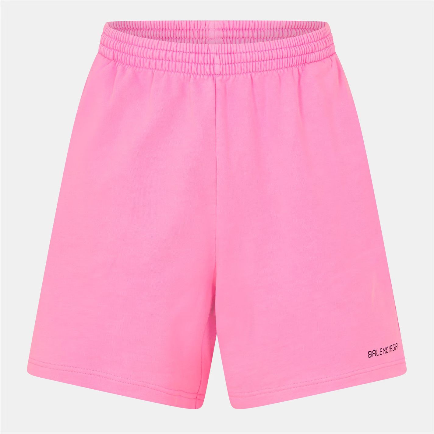 Balenciaga o1g2r1mq0226 Jersey Fleece Jogger Shorts In Pink Size US 30 / EU 46 - 1 Thumbnail