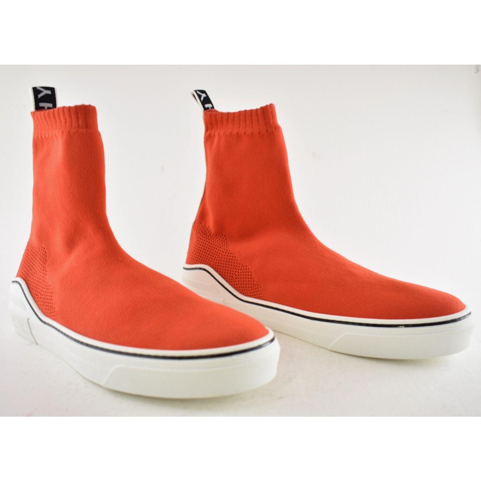 Givenchy Givenchy George V Sock Red White High Top Knit Sneaker 10.5 Size US 10.5 / EU 43-44 - 3 Thumbnail