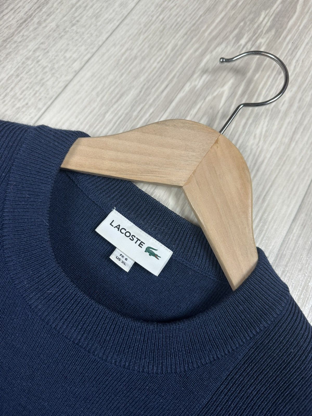 Lacoste Lacoste Wool Sweater Blue Size XL Size US XL / EU 56 / 4 - 7 Thumbnail