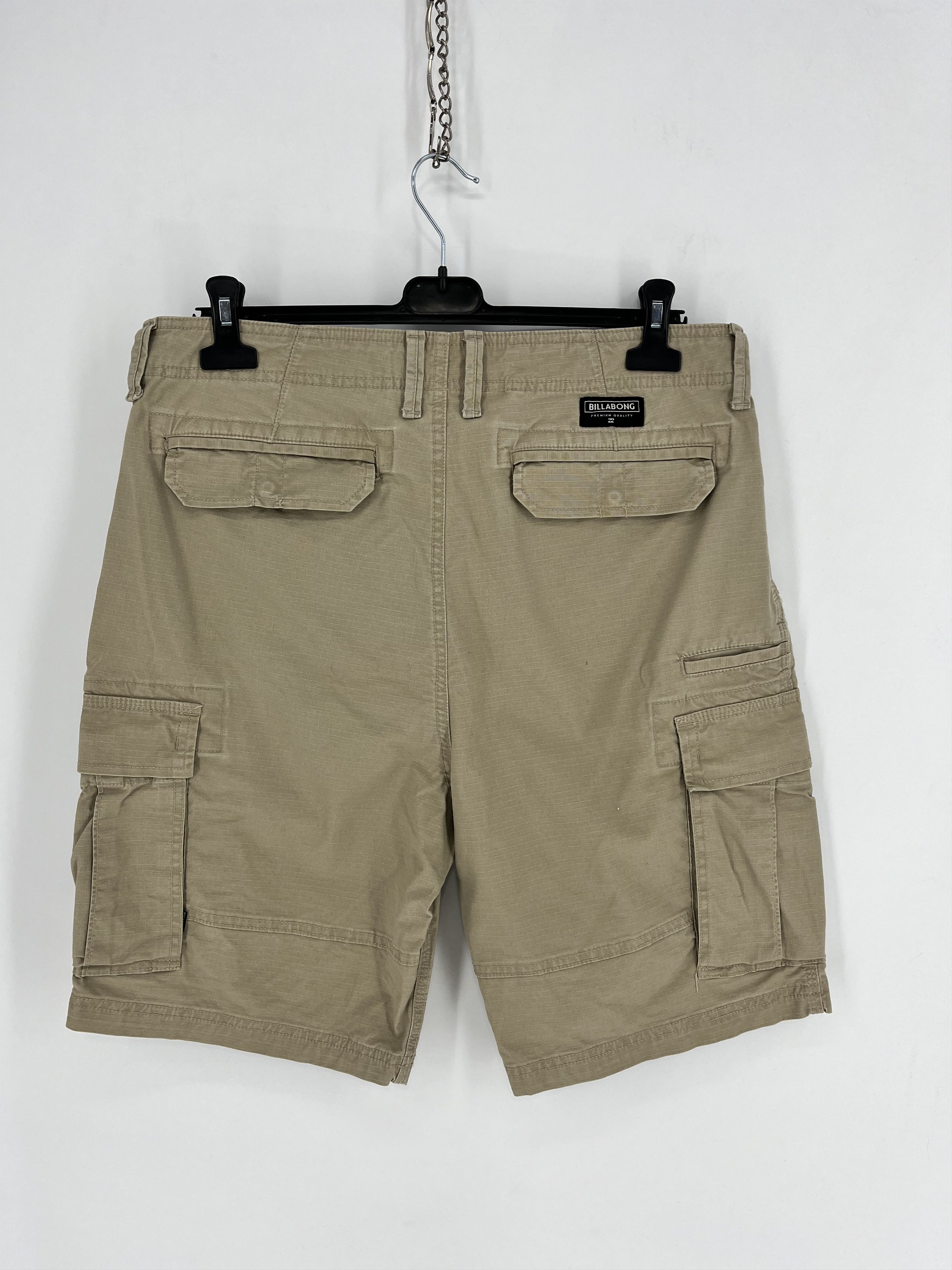 Billabong × Vintage Crazy Vintage Y2K Billabong Cargo Shorts Baggy Skater Grunge Size US 33 - 8 Thumbnail