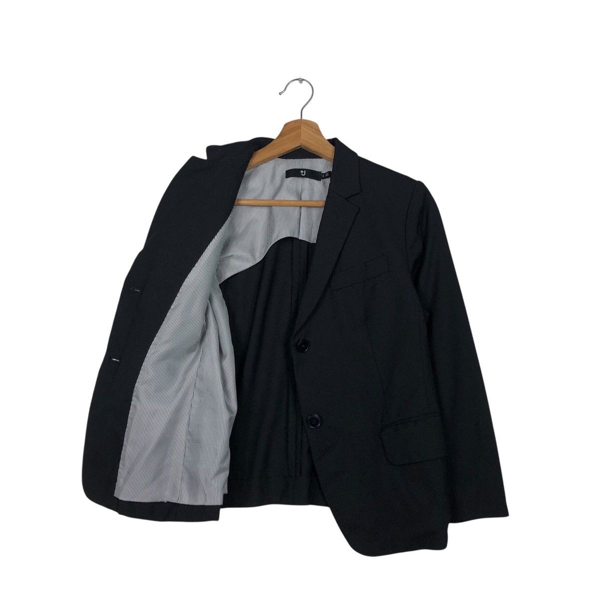 Jil Sander 📌Rich Black Vintage Chore Worker Jacket J+ Jill Sander Size US S / EU 44-46 / 1 - 12 Thumbnail
