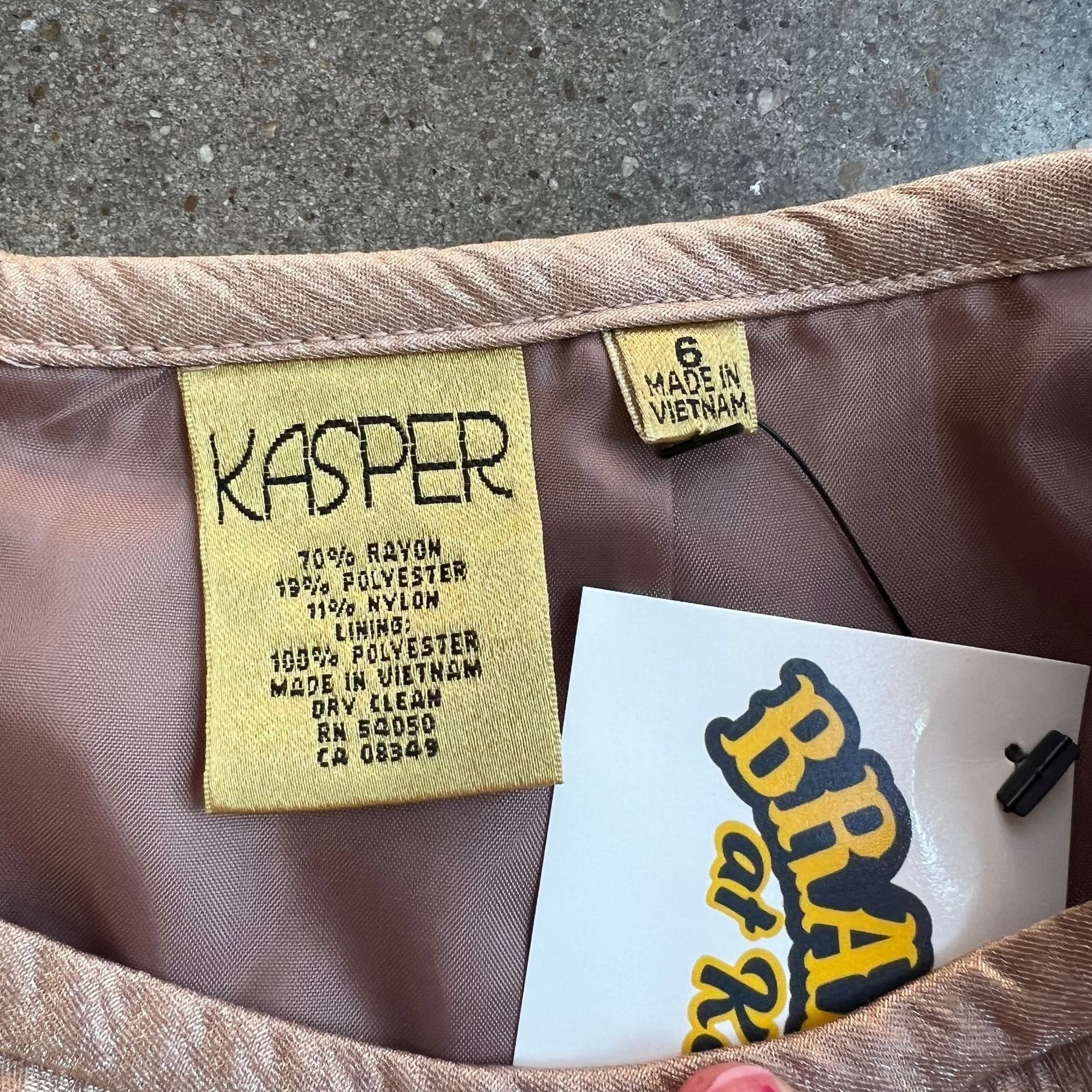 Kasper × Vintage Vintage Kasper Classic Midi Skirt Size 28" / US 6 / IT 42 - 4 Thumbnail