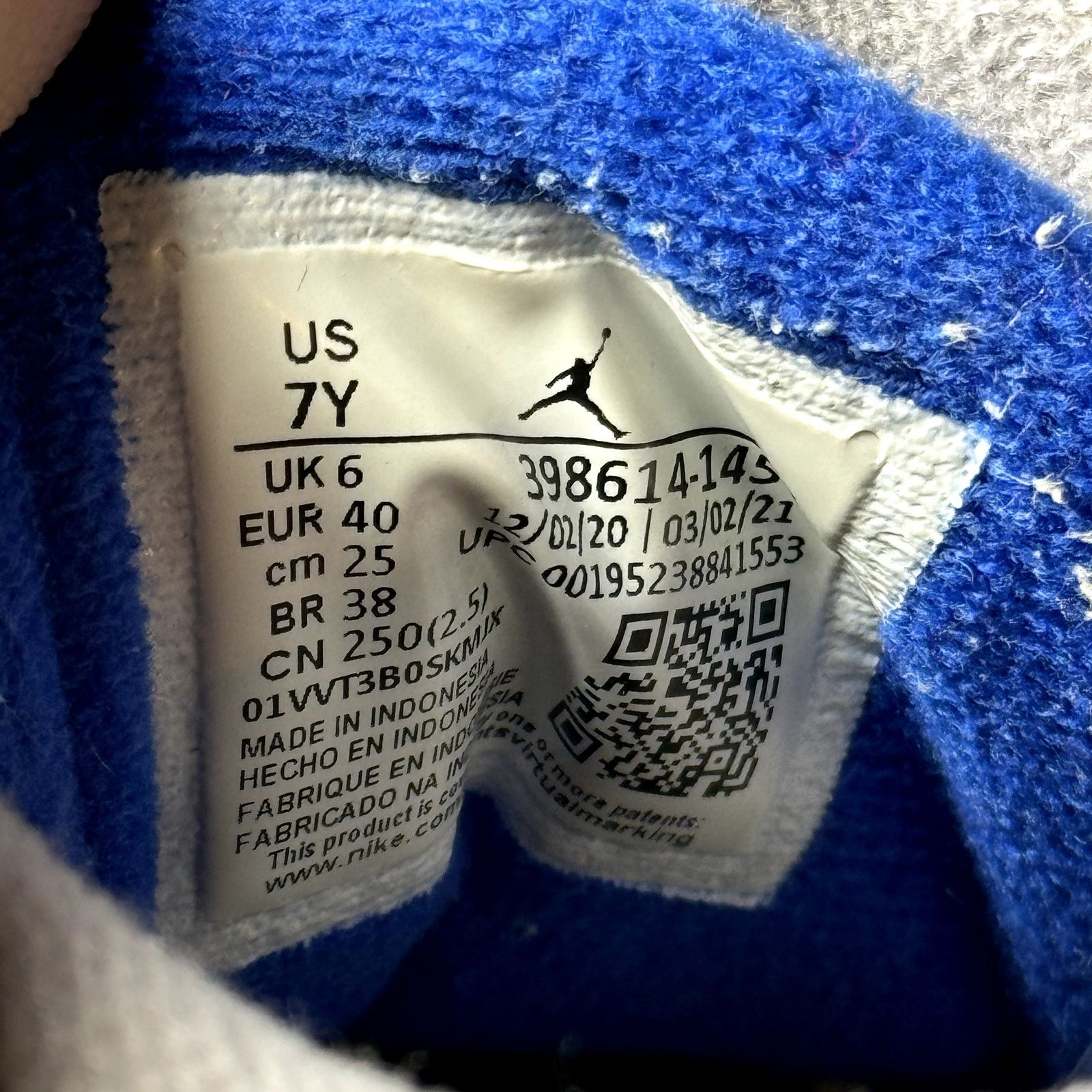 Jordan Brand × Nike Nike Air Jordan 3 Retro GS Racer Blue Men's Shoes - Size 7 Size US 7 / EU 40 - 7 Thumbnail