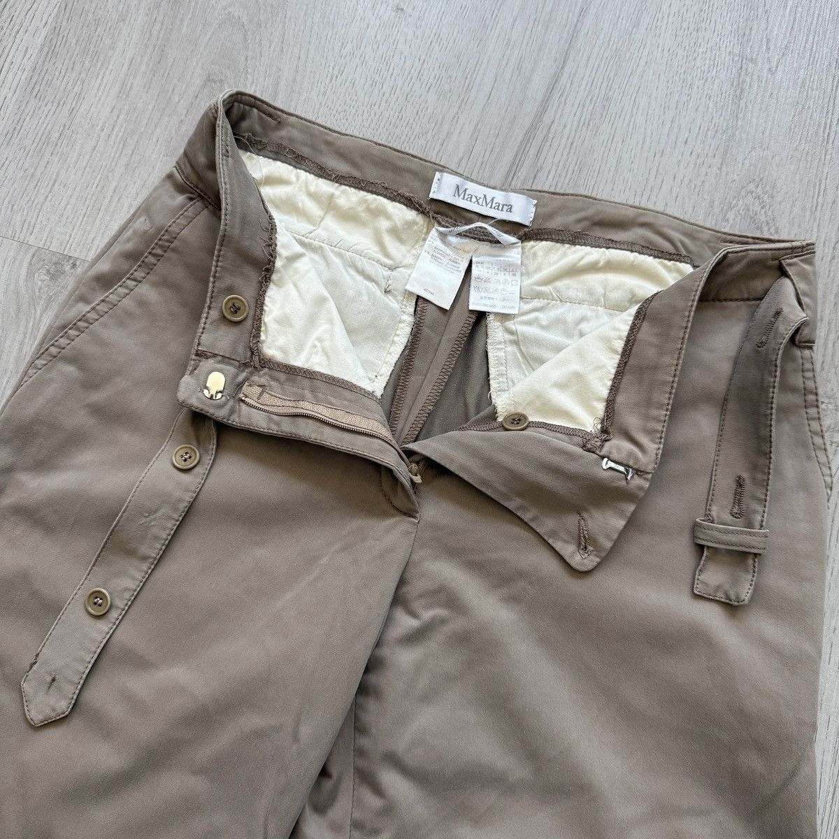 Designer × Max Mara Max Mara Belt/Straps Pants Size 27" / US 4 / IT 40 - 6 Thumbnail