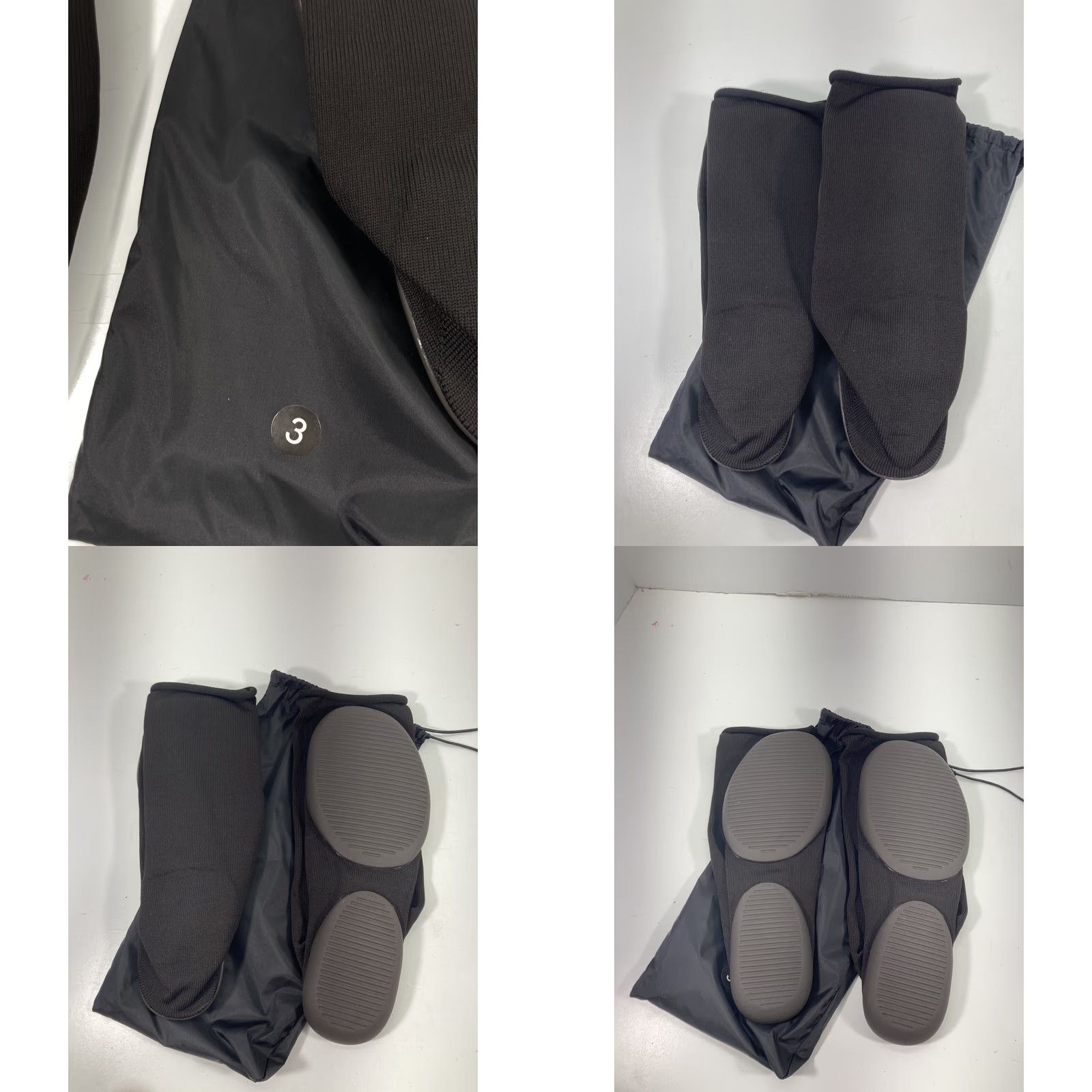 Yeezy Yeezy Pods Socks Black Men 11-13 Socks Casual Slip On Polyester With Storage Bag New Ships out Next Day Size ONE SIZE - 8 Thumbnail