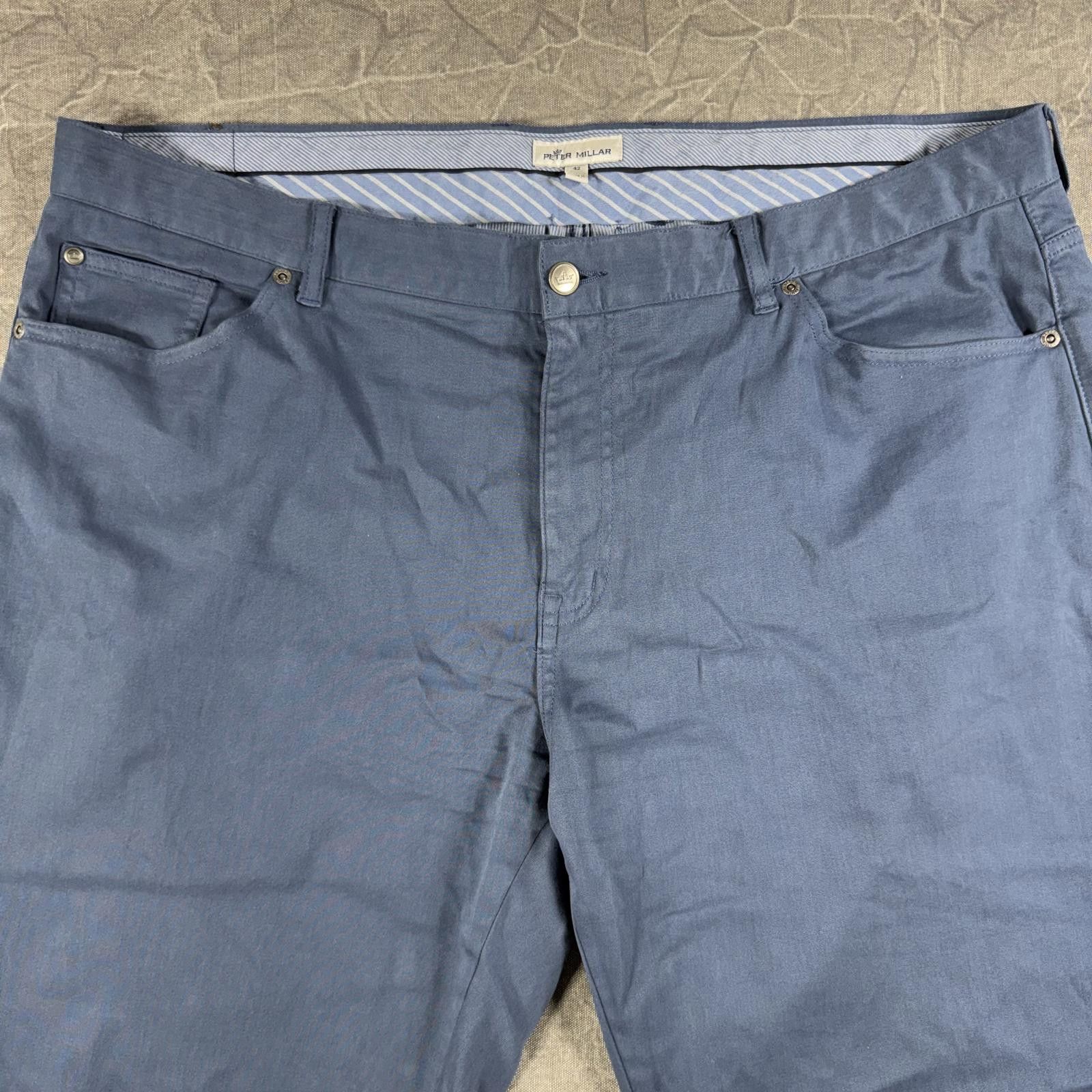 Peter Millar Peter Millar Pants Men's 42 Blue Chino Golf Cotton Stretch Size US 42 / EU 58 - 2 Thumbnail