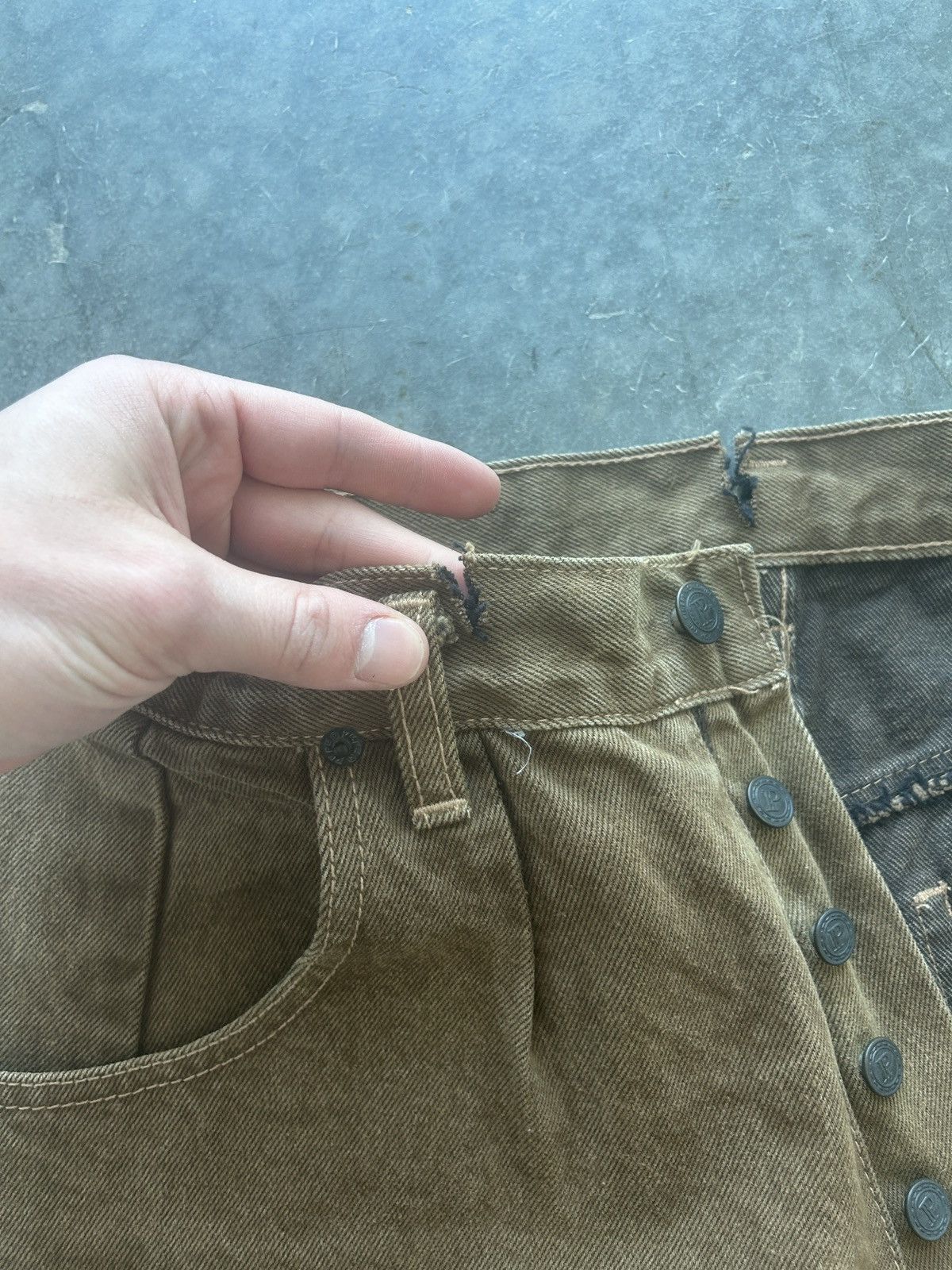 Pepe Jeans × Vintage Vintage 90s Pepe Brown Denim Jeans 30x33 Size US 30 / EU 46 - 4 Thumbnail