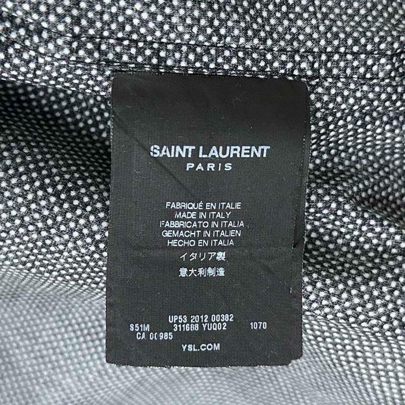 Saint Laurent Paris Saint Laurent Paris size 37 Double pocket polka-dot shirt Size US M / EU 48-50 / 2 - 6 Thumbnail