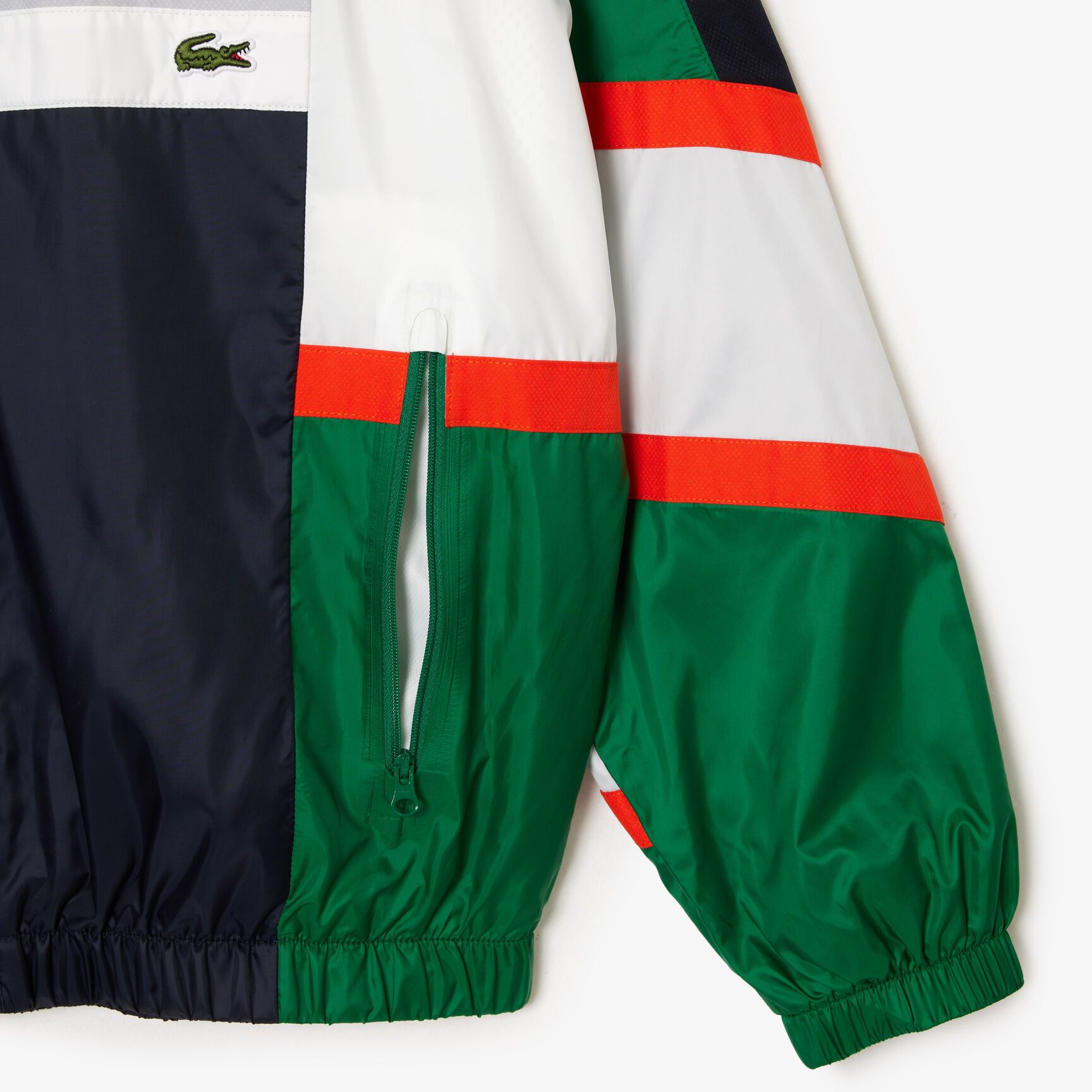 Lacoste M Lacoste Colorblock Track Jacket Zip Orange Black Green Size US M / EU 48-50 / 2 - 5 Thumbnail