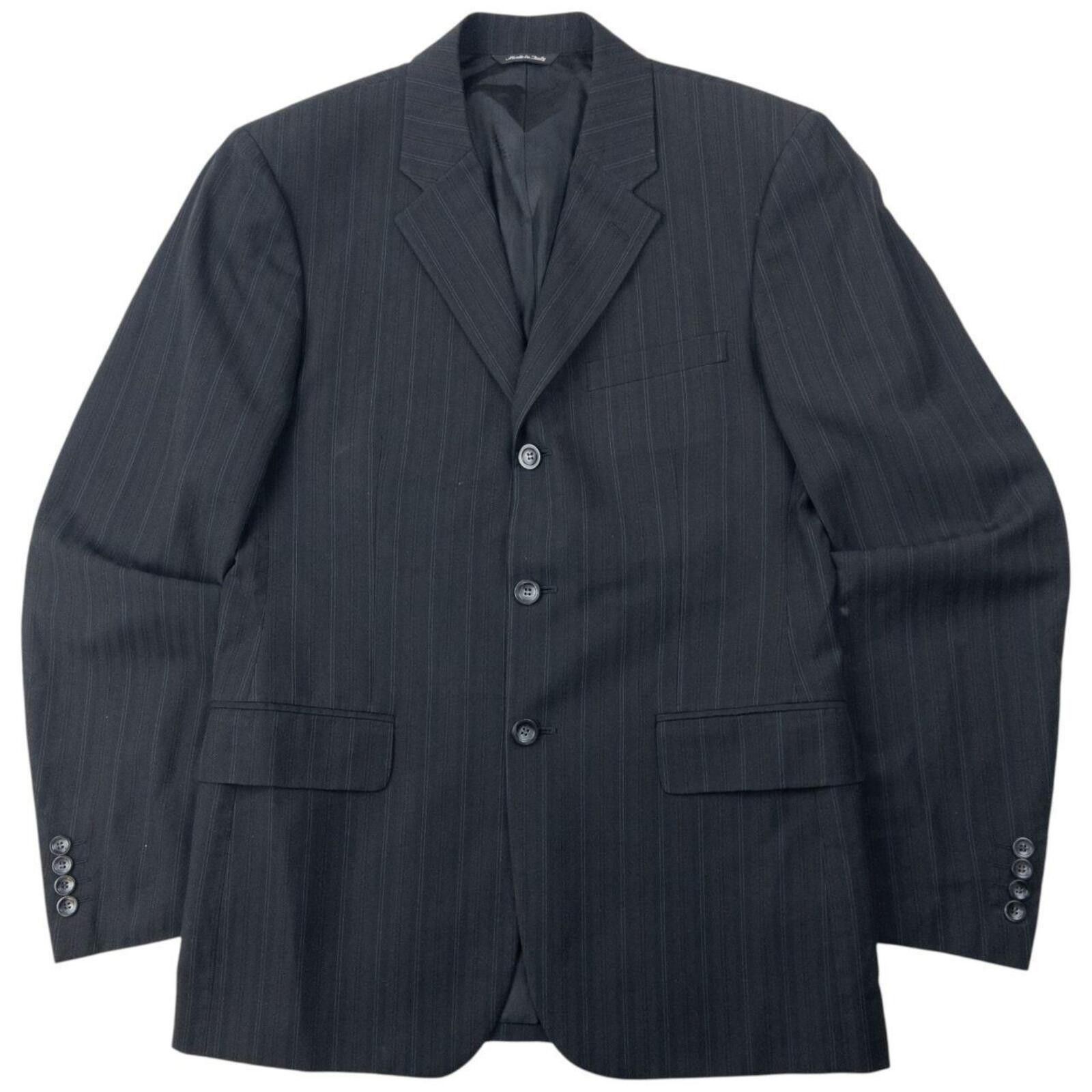 Versus Vintage Versace Versus Pinstripe Jacket & Trousers Suit XL Size 44R - 2 Thumbnail