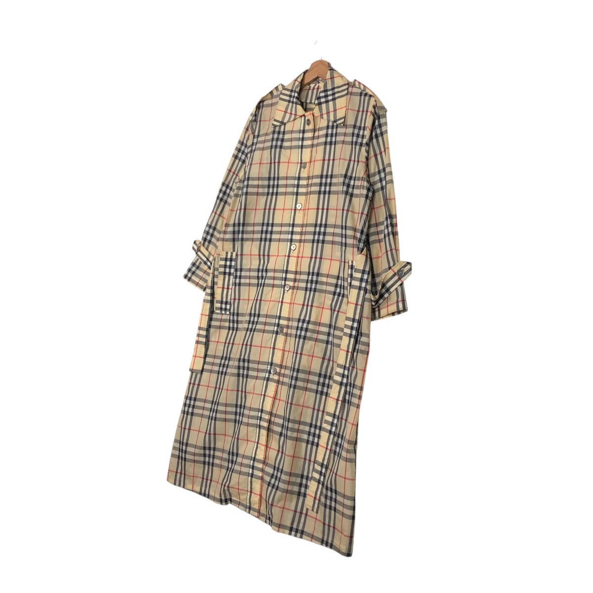 Japanese Brand 📌Vintage Long Jacket Tartan Design Nova Check Double Breast Size US M / EU 48-50 / 2 - 3 Thumbnail