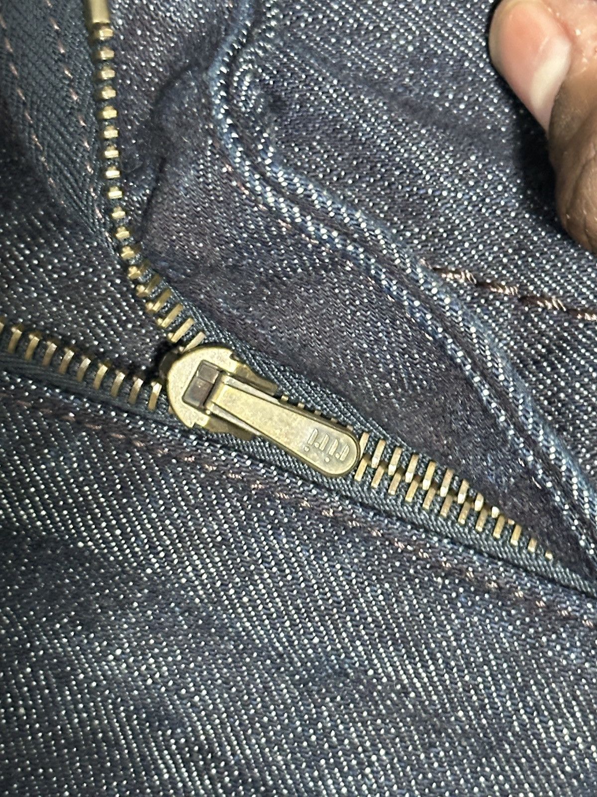Number (N)ine Deadstock NUMBER(N)INE2002AW NOWHEREMAN George-era raw denim Size US 44 / EU 60 - 6 Thumbnail